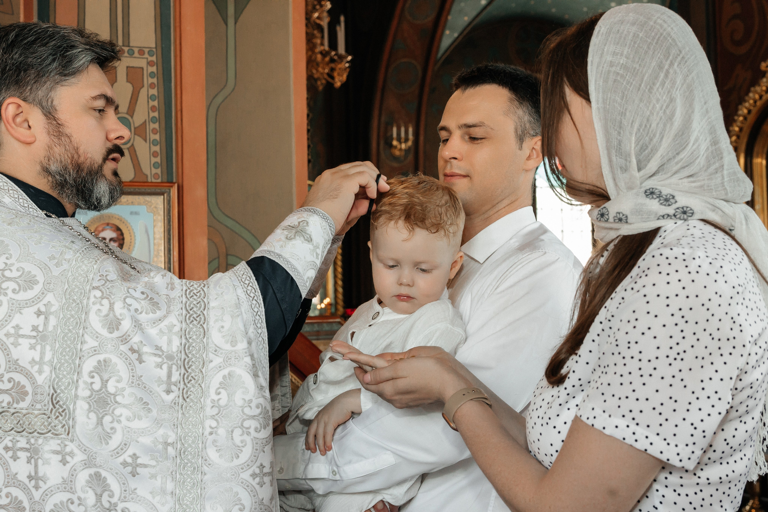 Крещение София и Сережа. Фотограф Краснодар