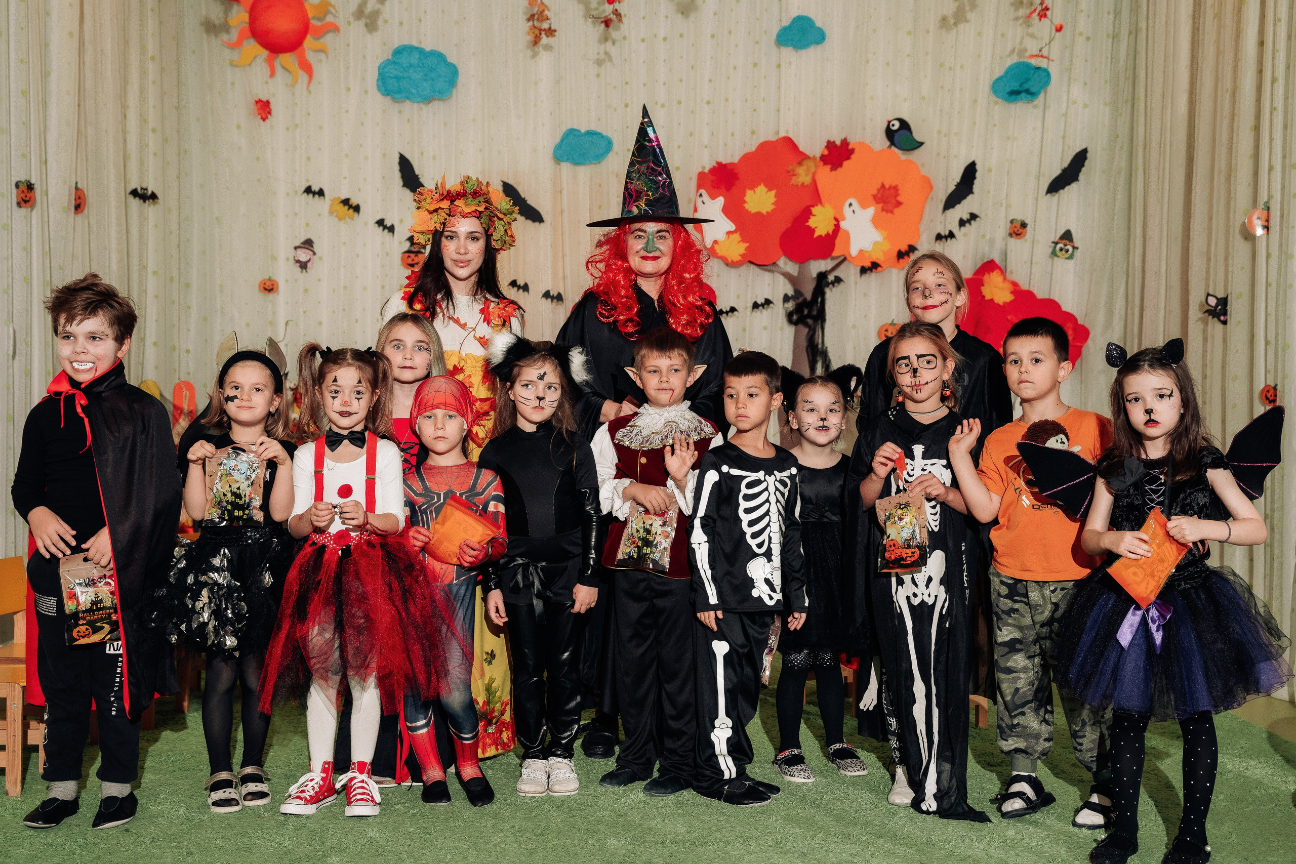 Halloween party в садике Филлипок. Свадебный и семейный фотограф в Москве и МО Геннадий Туманцев