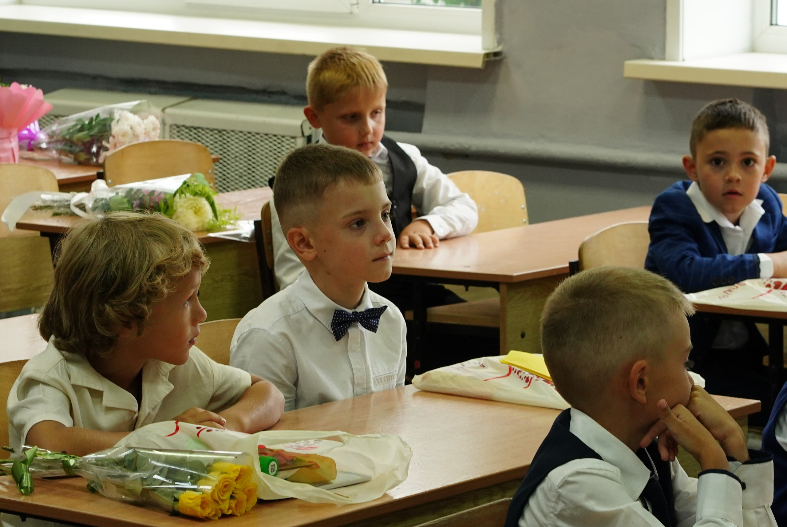 Фото первоклассников 20 школы г. Артем 1 сентября 2026 года