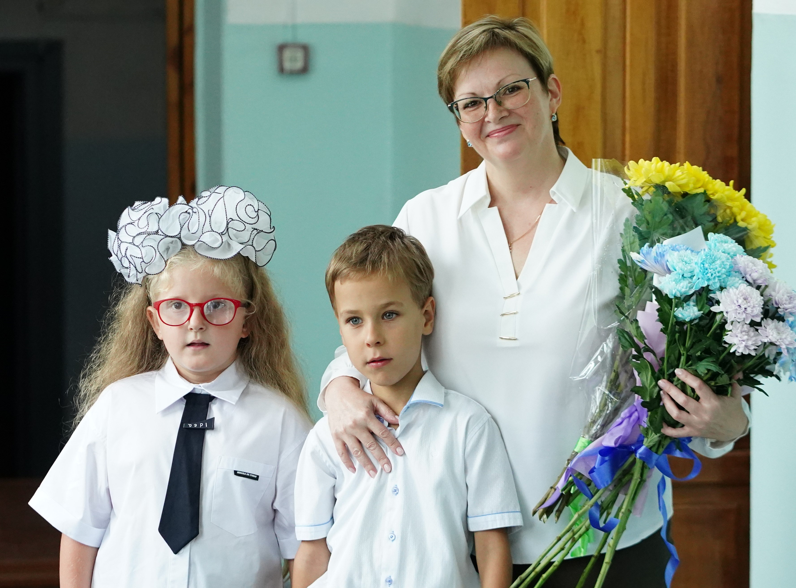 Фото первоклассников 20 школы г. Артем 1 сентября 2026 года