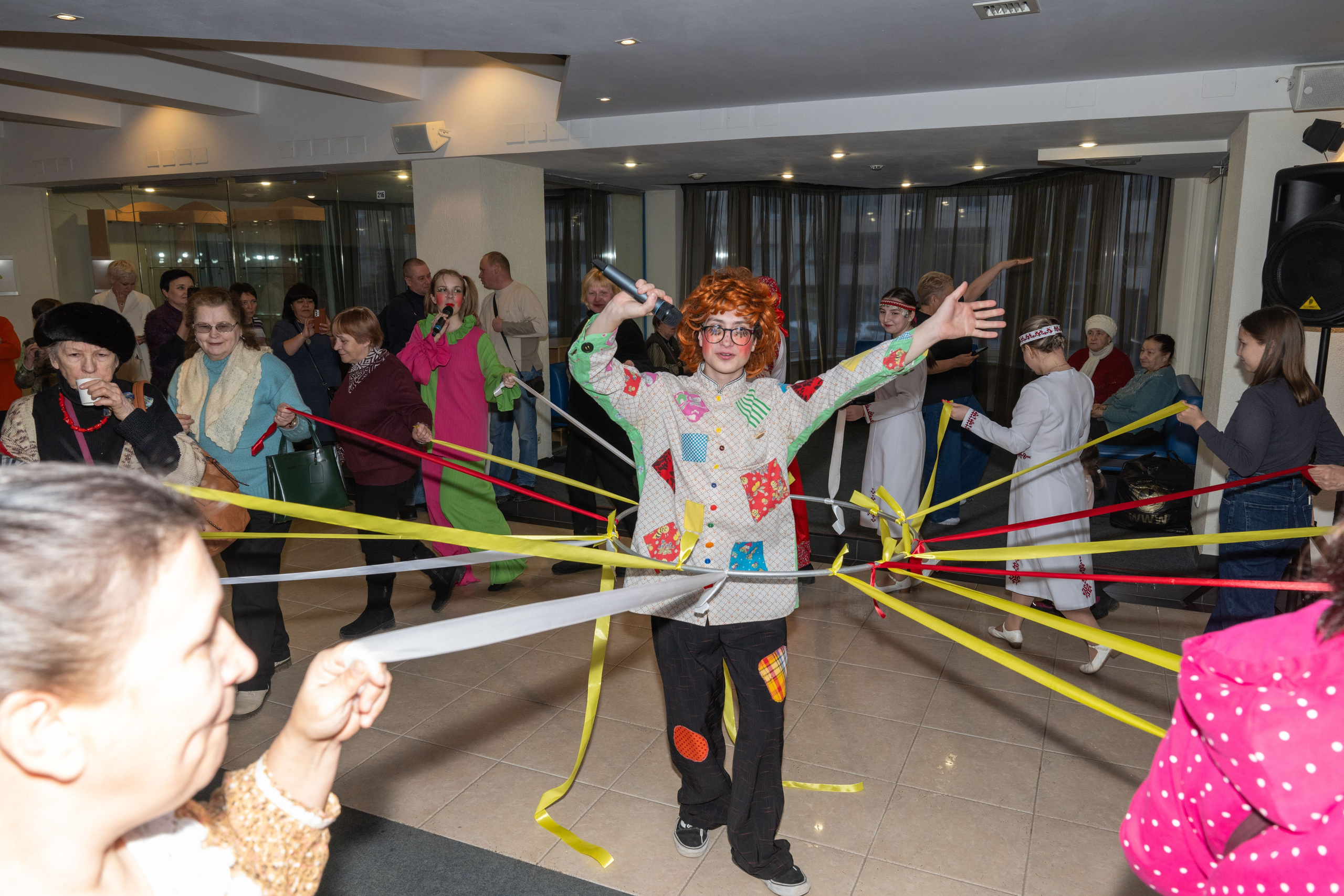 Съёмка в Доме кино