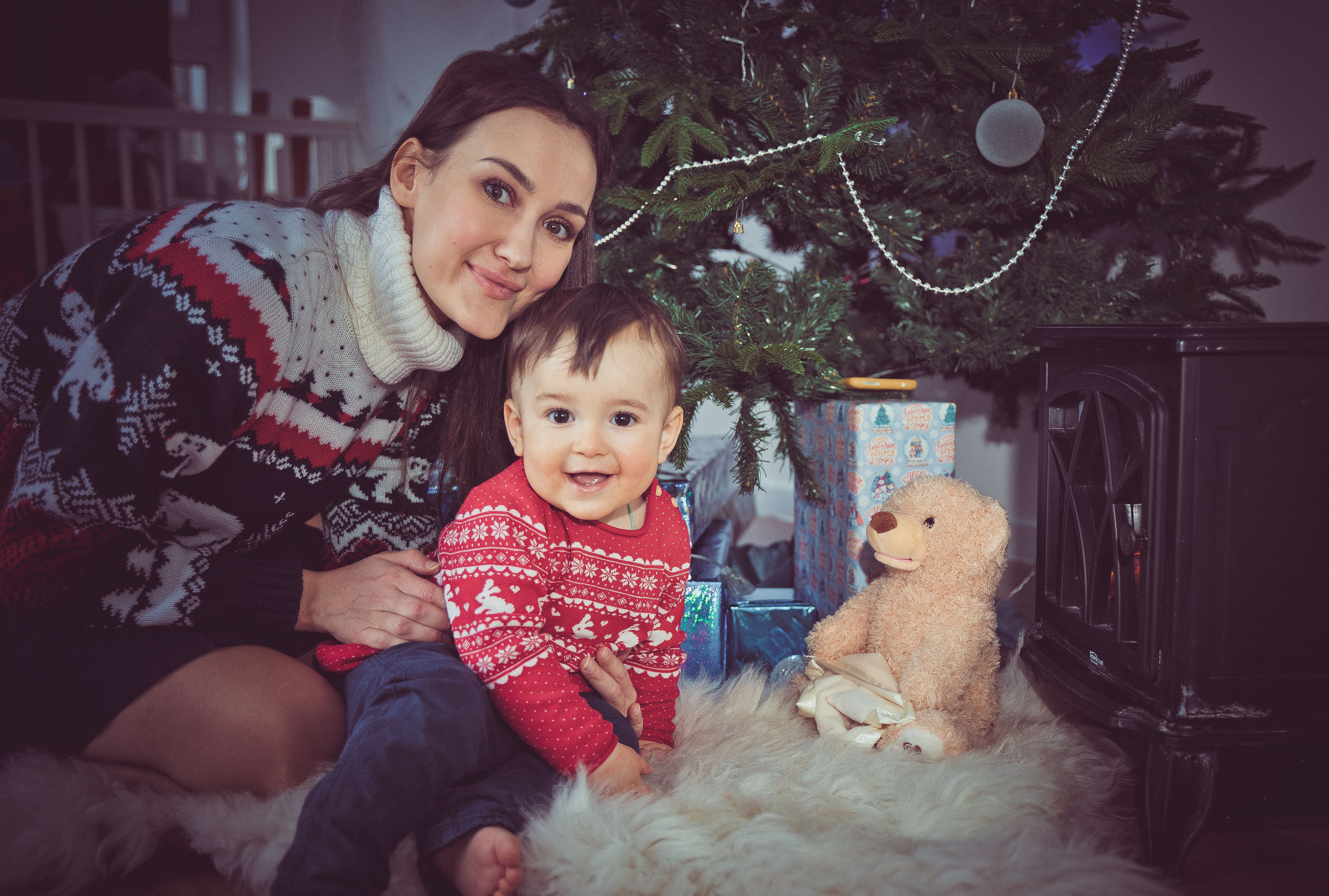 Первая Елка у Мишутки. Свадебный, семейный, детский, женский фотограф в Москве Дина Мажейка