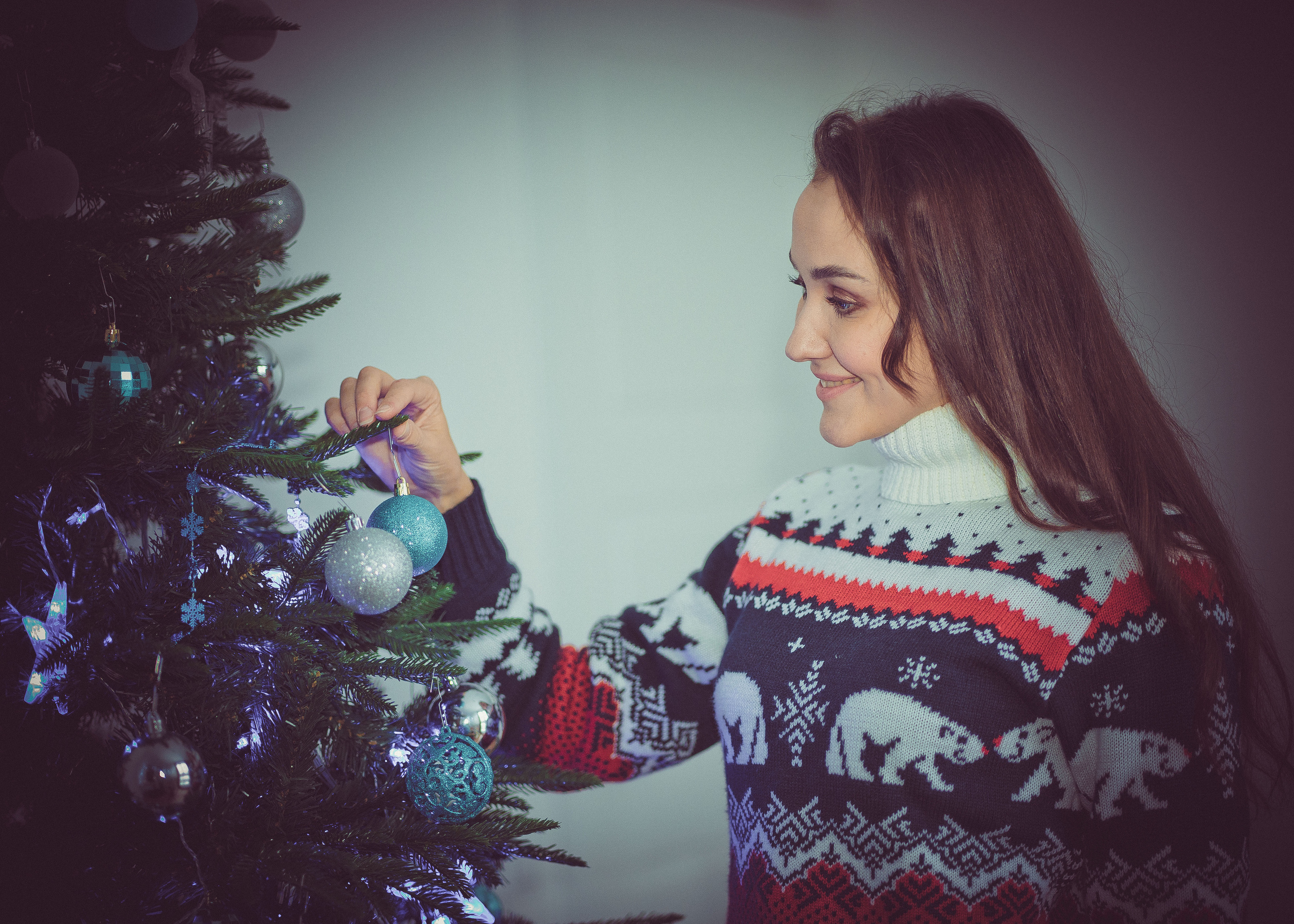 Дарья и Новогодние мечты. Свадебный, семейный, детский, женский фотограф в Москве Дина Мажейка