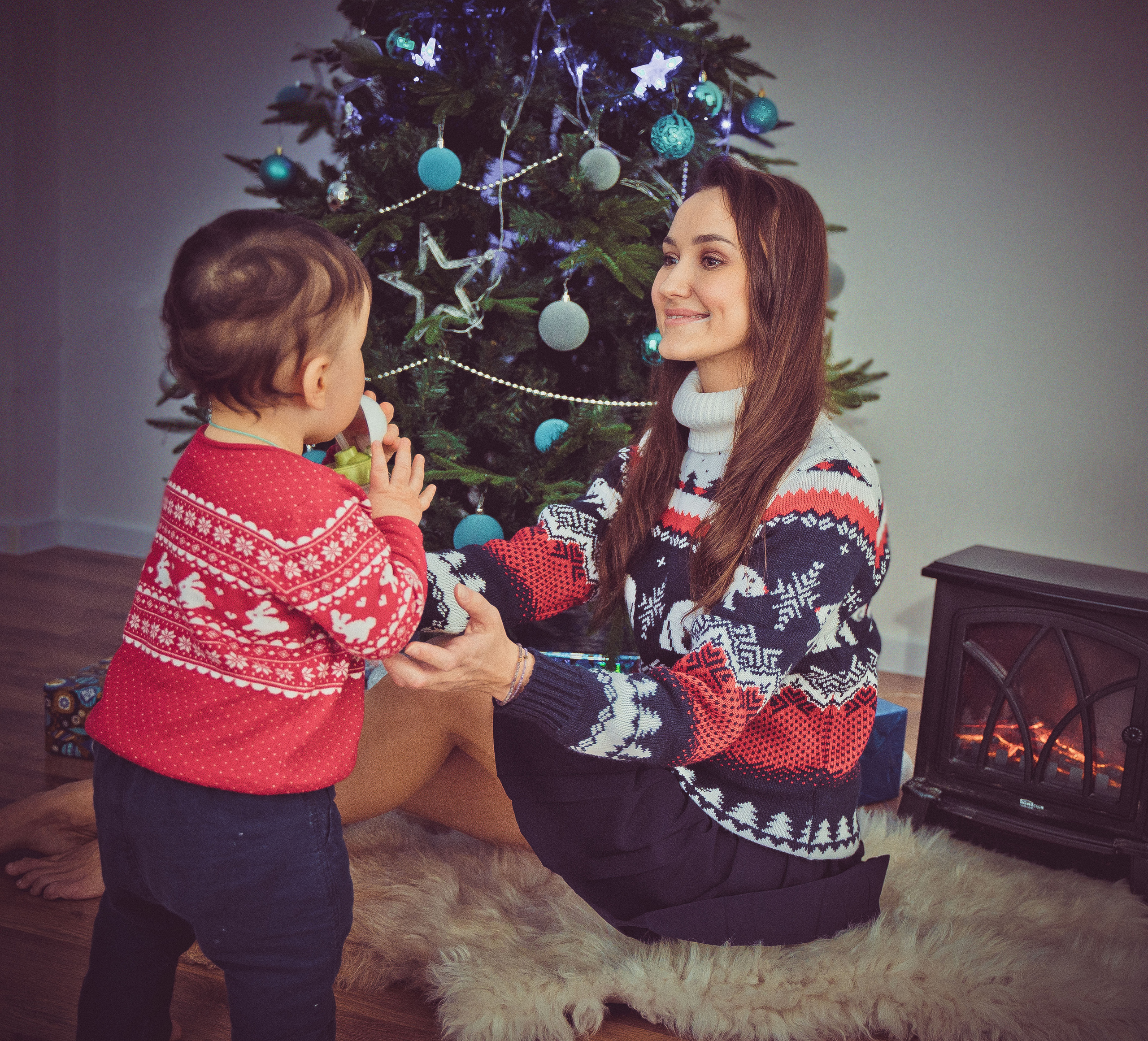 Первая Елка у Мишутки. Свадебный, семейный, детский, женский фотограф в Москве Дина Мажейка