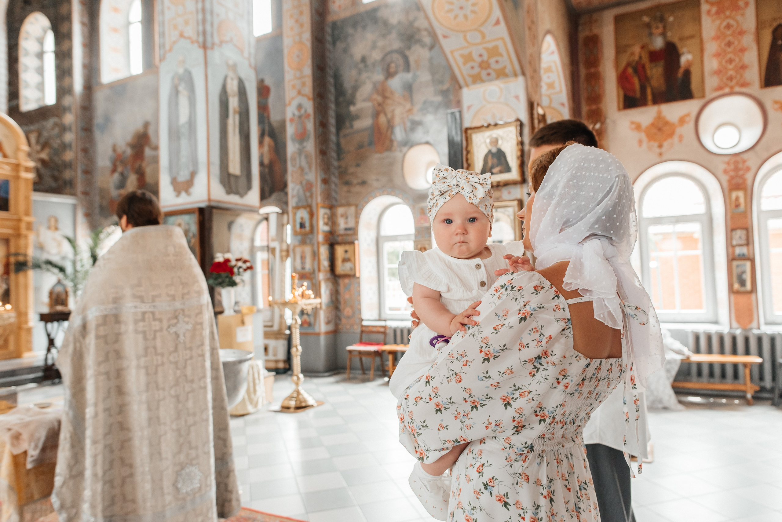 Крещение Марии. Детский и семейный фотограф выпускной альбом Приморско-Ахтарск