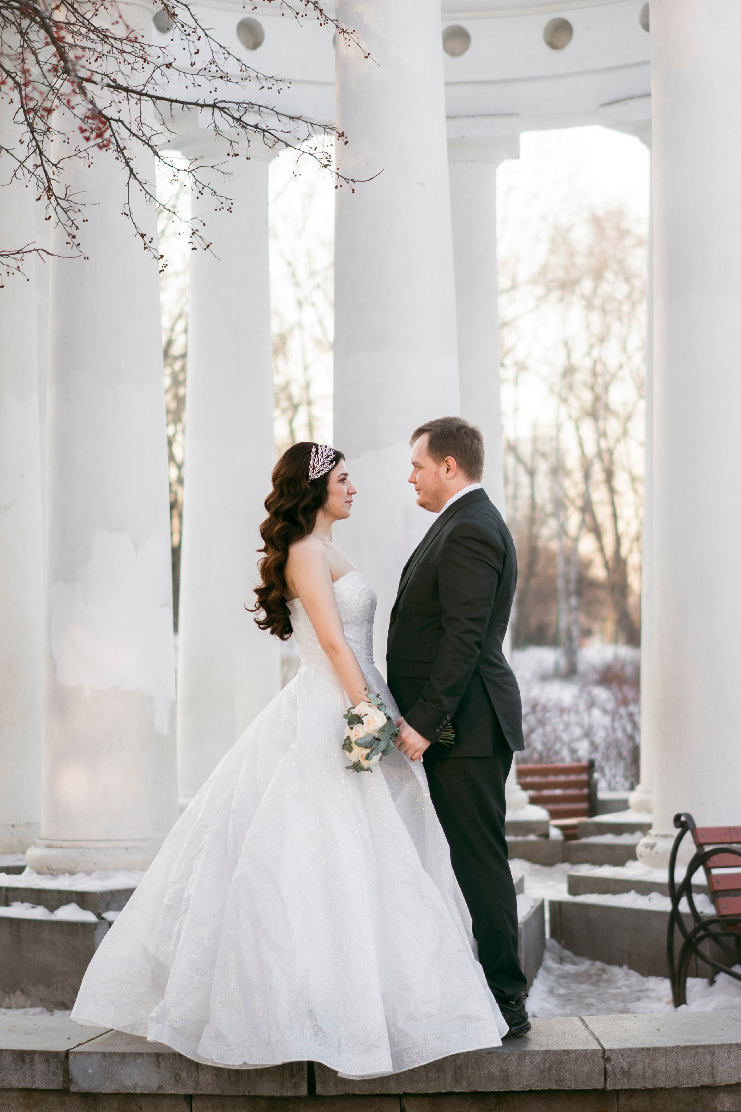 Love story фотосессия в Харитоновском парке в Екатеринбурге