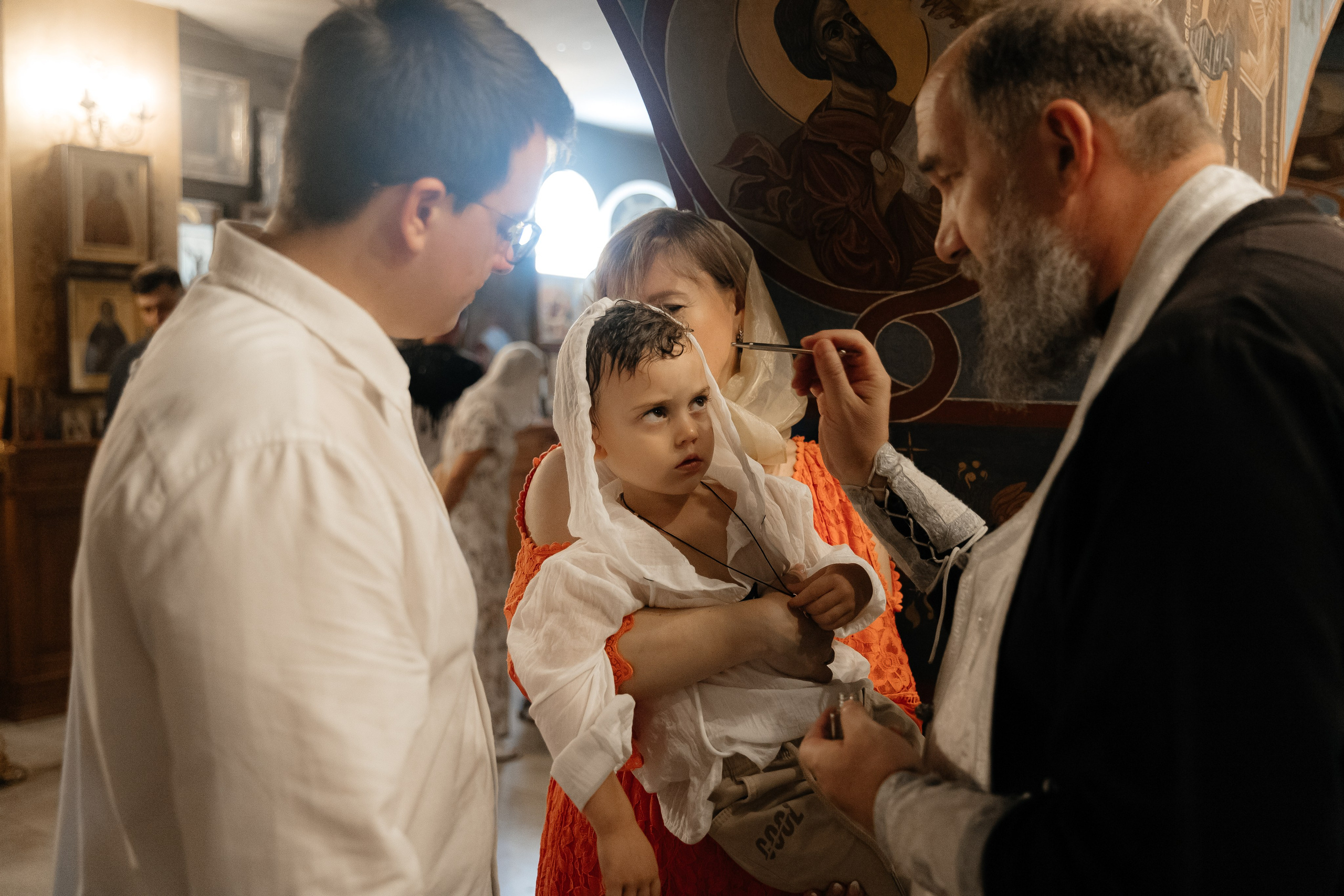 Крещение. Станица Кавказская. Свято-Никольский Храм. Свадебный фотограф Кропоткин Краснодар
