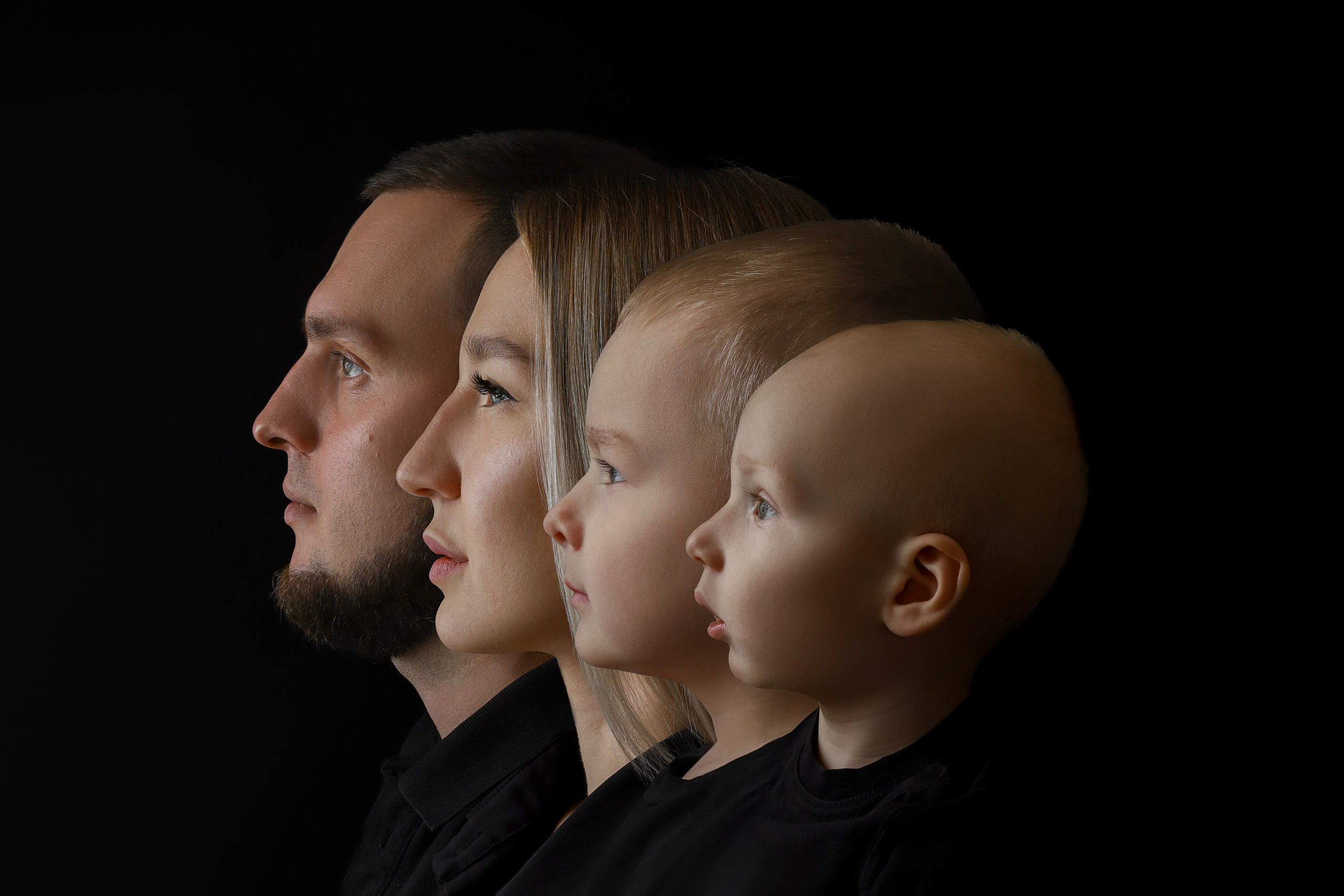 Портрет в профиль новосибирск семейный портрет. Фотограф новорожденных и детский фотограф в Новосибирске
