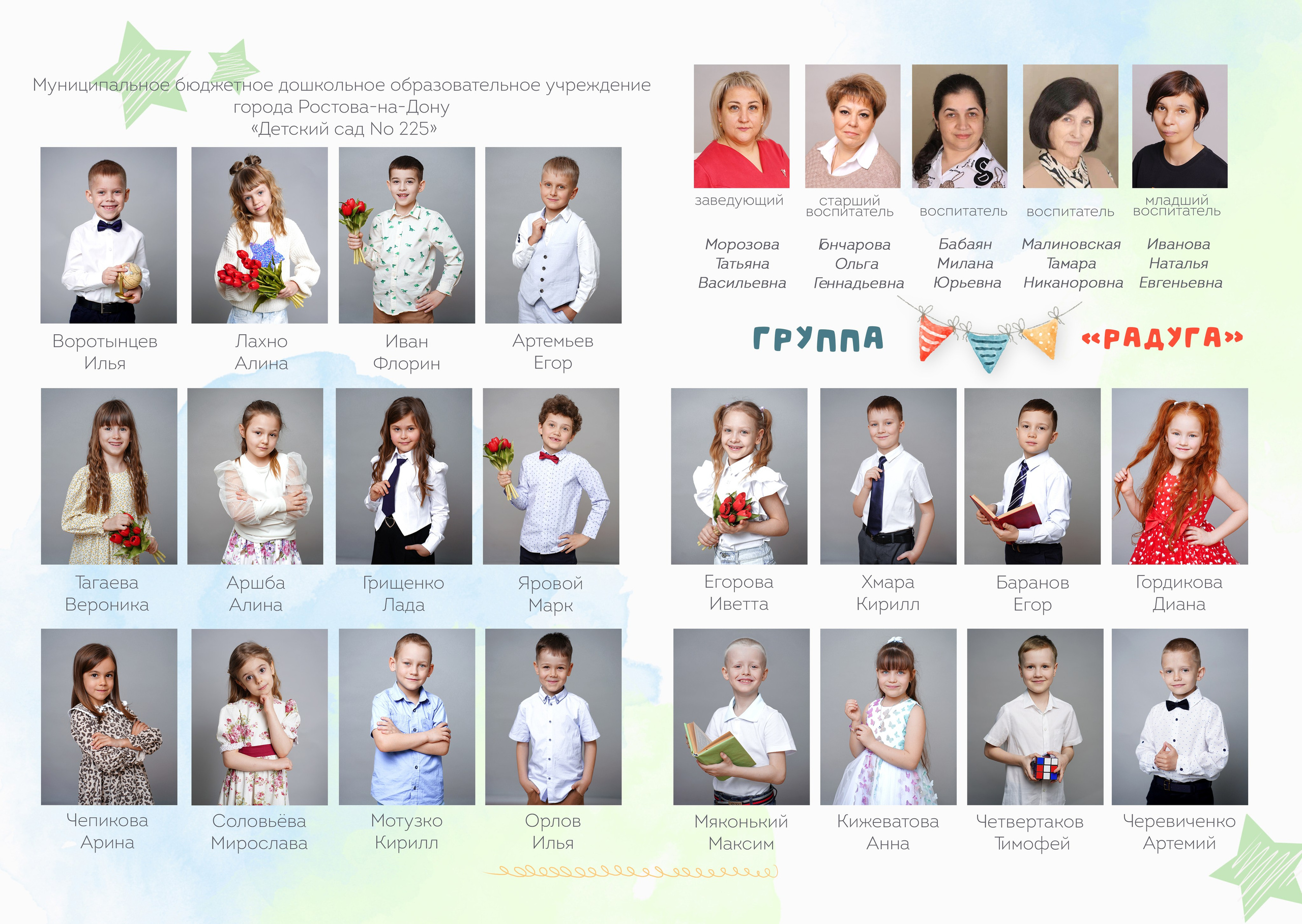 Виньетки для дет сада. MEMENTO.Выпускные альбомы, школьные, юбилейные и другие книги. Ростов-на-Дону