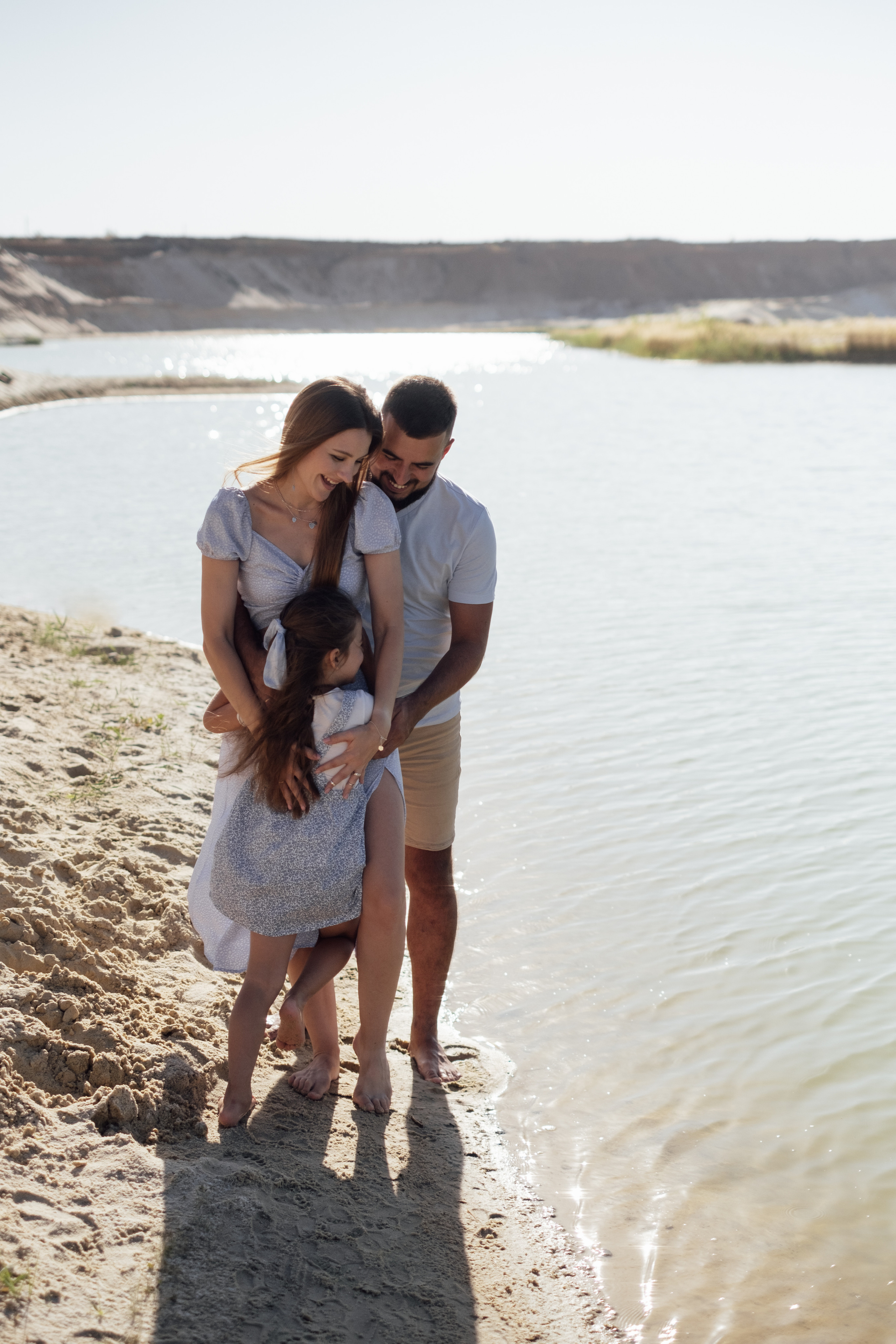 Песчаный карьер Алиса + Дима + Настя. Свадебный и семейный фотограф г. Волгоград Биленко Ангелина