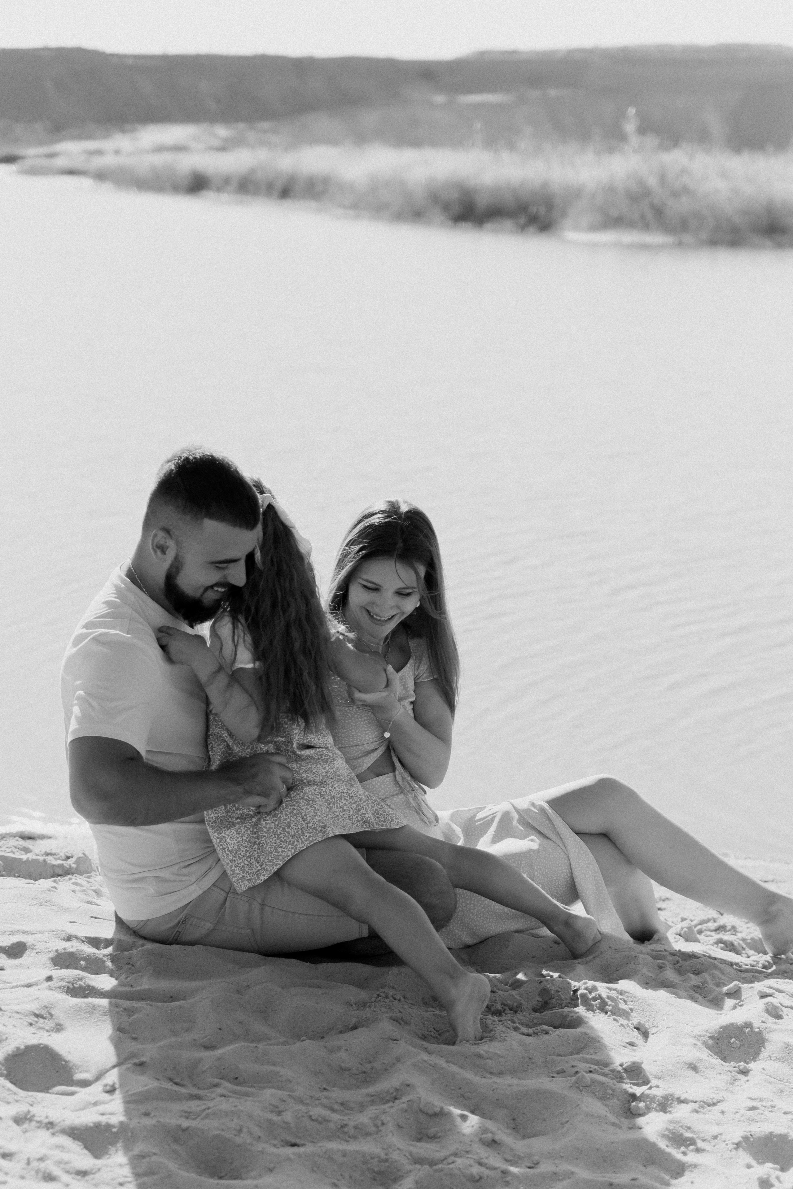 Песчаный карьер Алиса + Дима + Настя. Свадебный и семейный фотограф г. Волгоград Биленко Ангелина