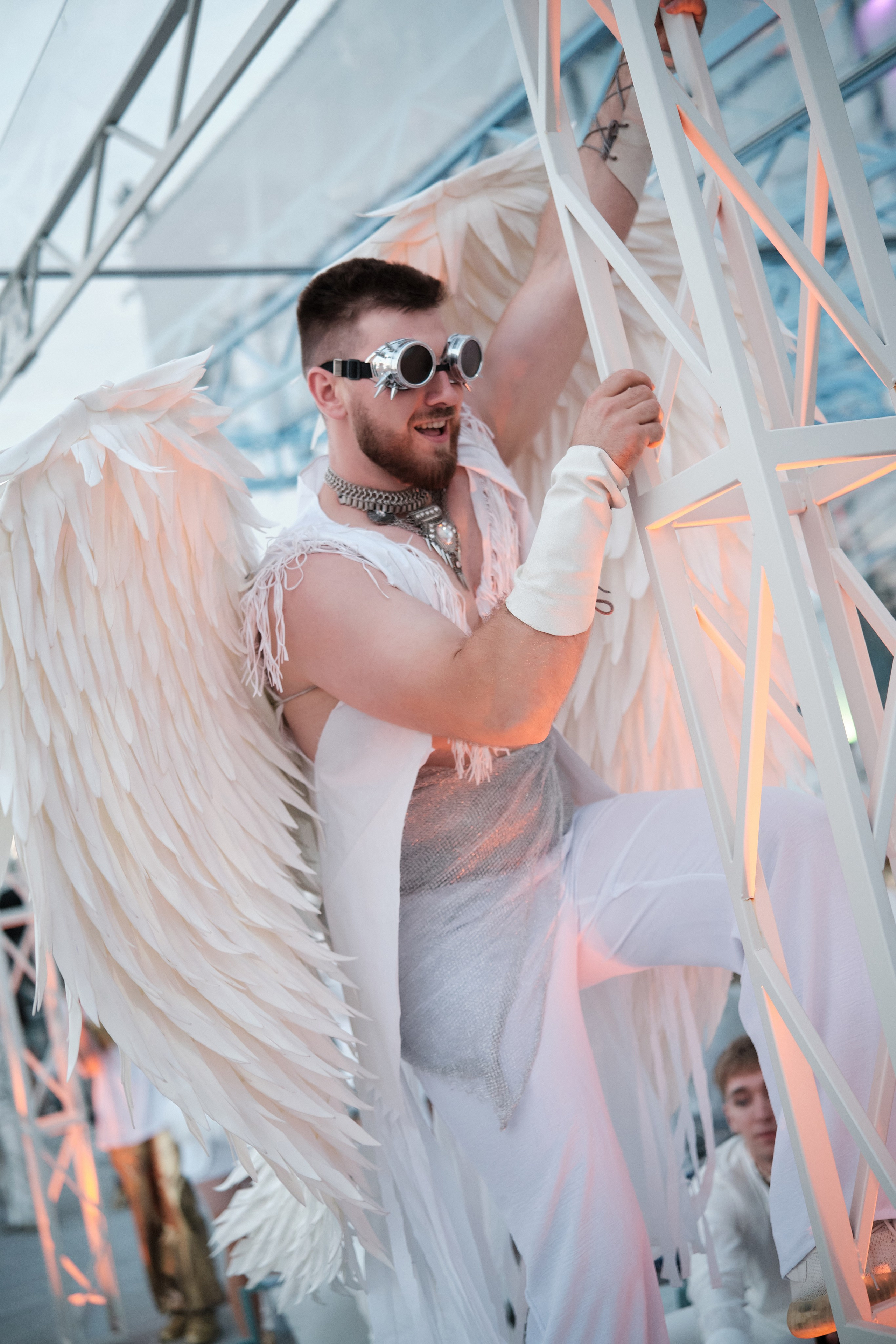 Burning Man на террасе White Point. Репортажный фотограф Дмитрий Литвинский. Минск, Беларусь, мир