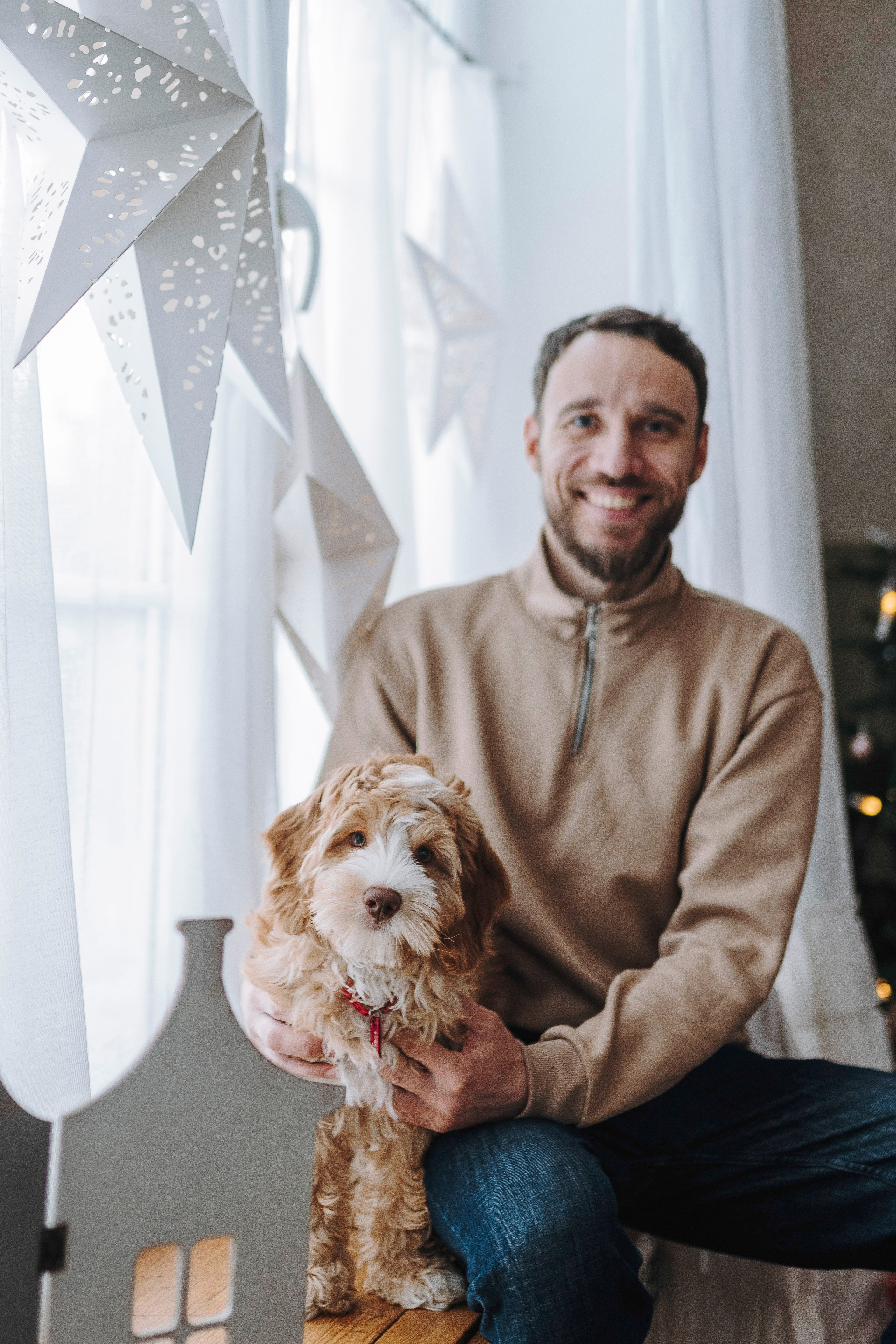 Мёрфи, Таня и Антон. Фотограф анималист в Спб недорого Олеся Майорова