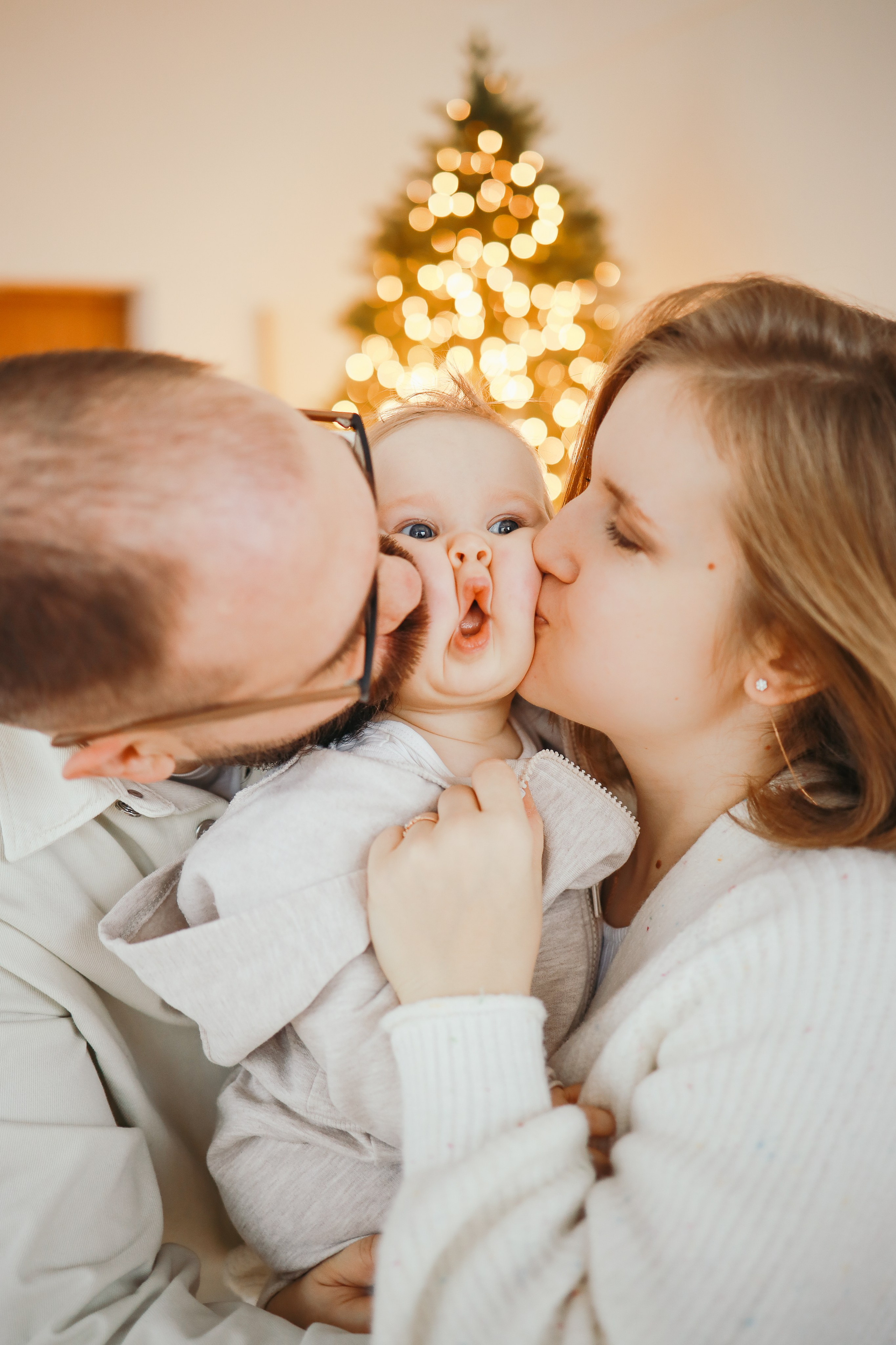 Первый Новый год. Семейный фотограф в Москве Ольга Комарова