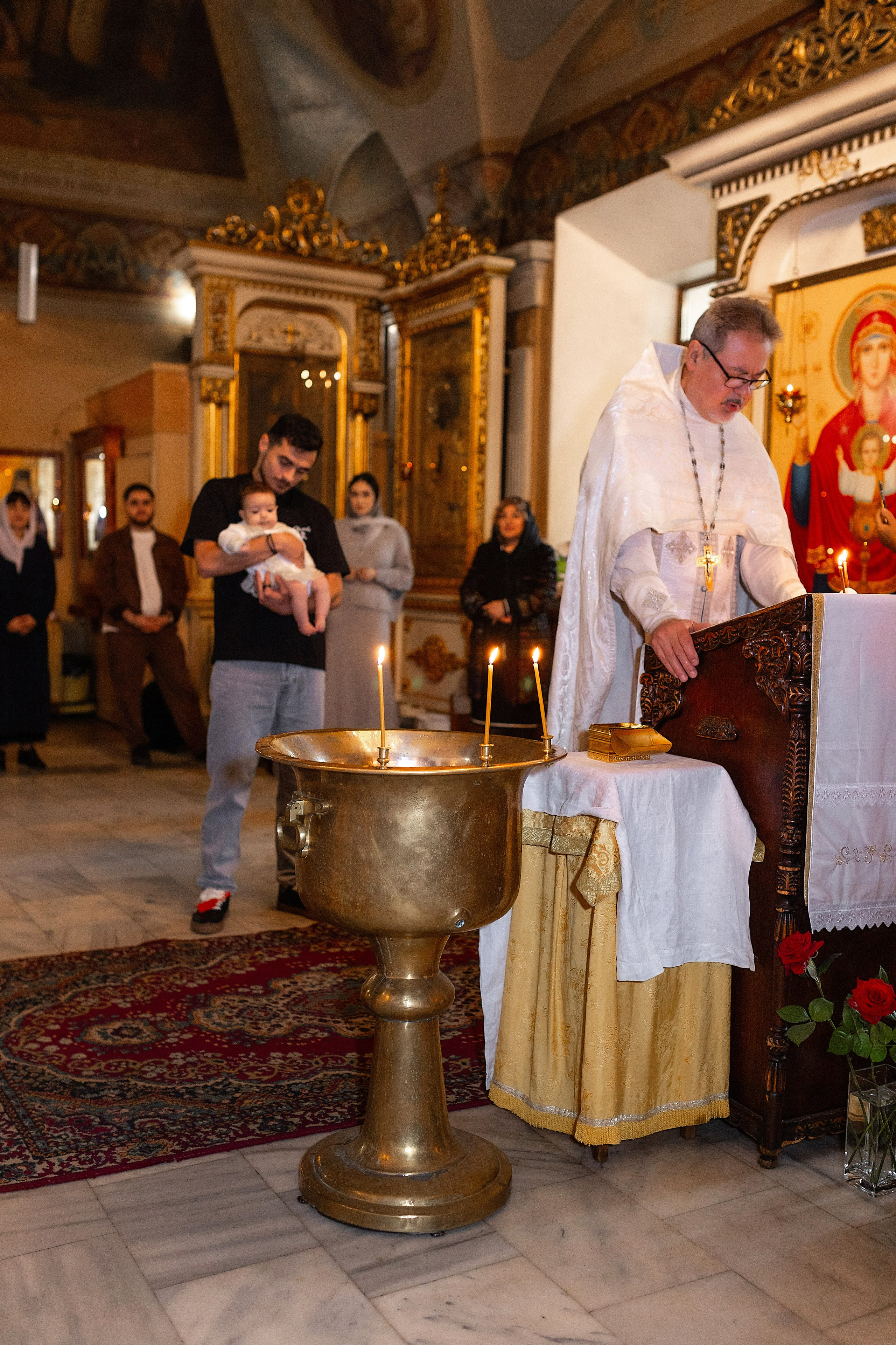 Таинство крещения Лилии. Фотограф в Железнодорожном и Балашихе