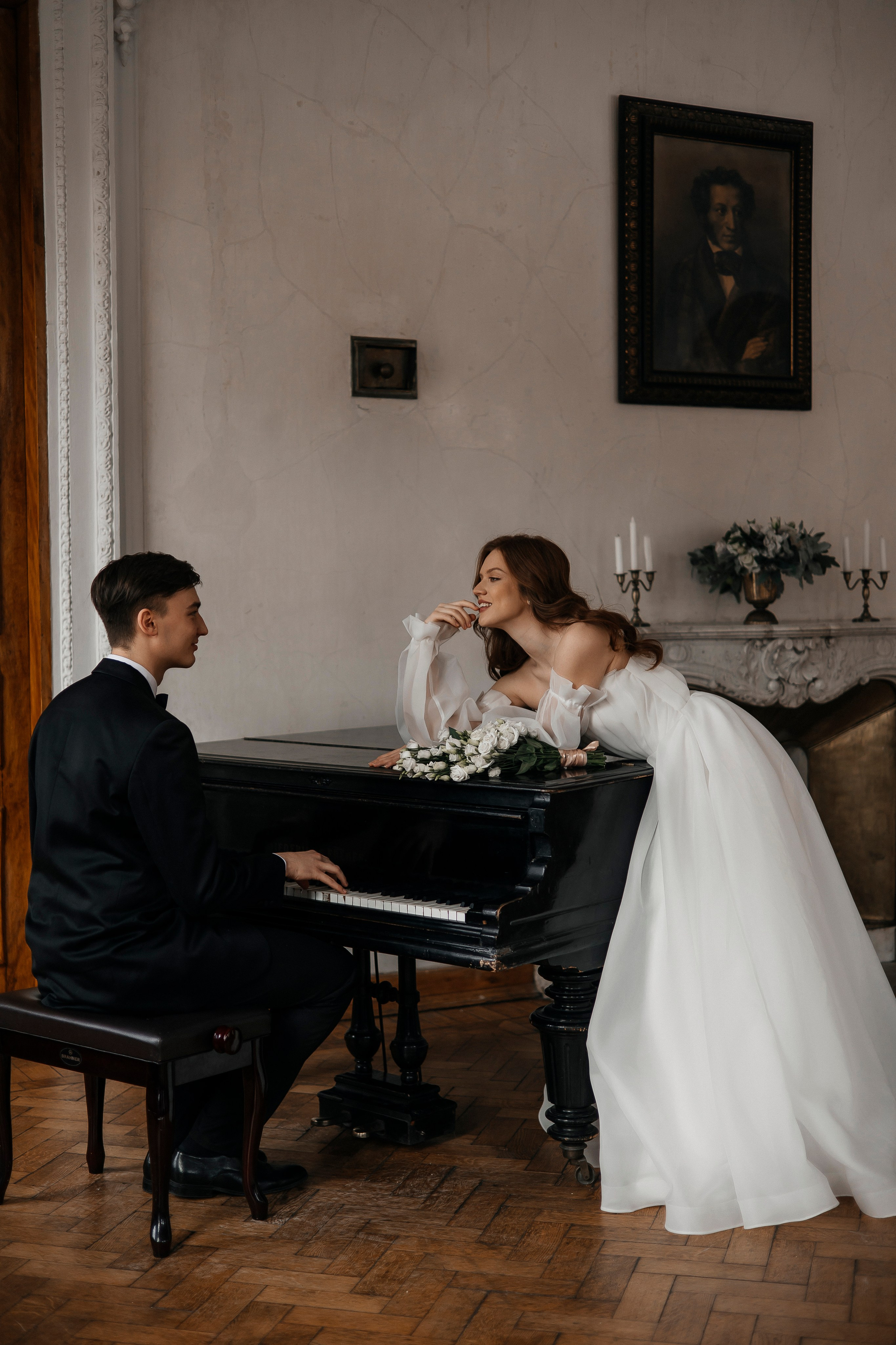 Мария и Александр (съемка в библиотеке). Фотограф в Москве Екатерина Потапова