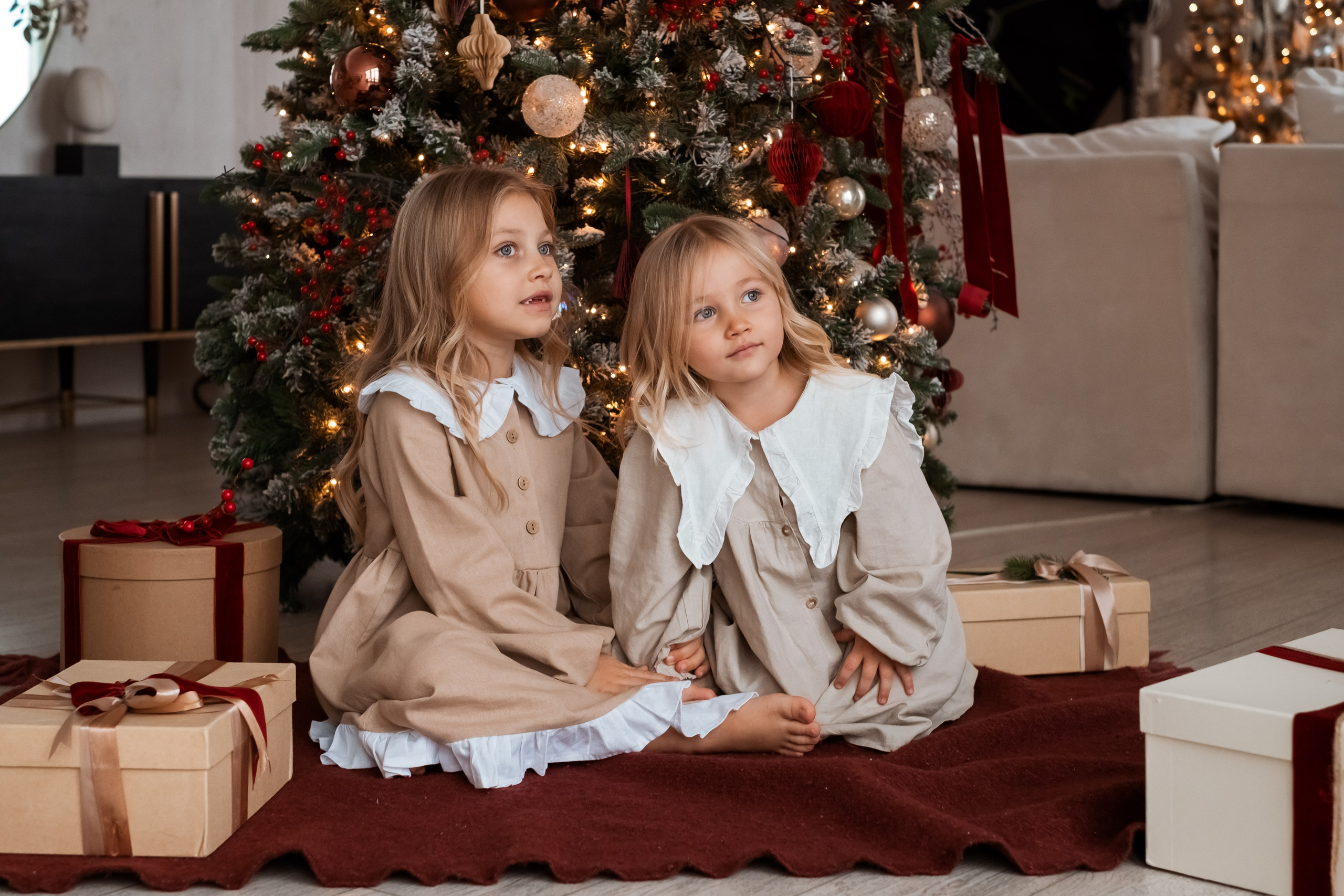 Семейная новогодняя фотосессия. Семейный и детский фотограф в Мелитополе /Наталья Зацеркляная