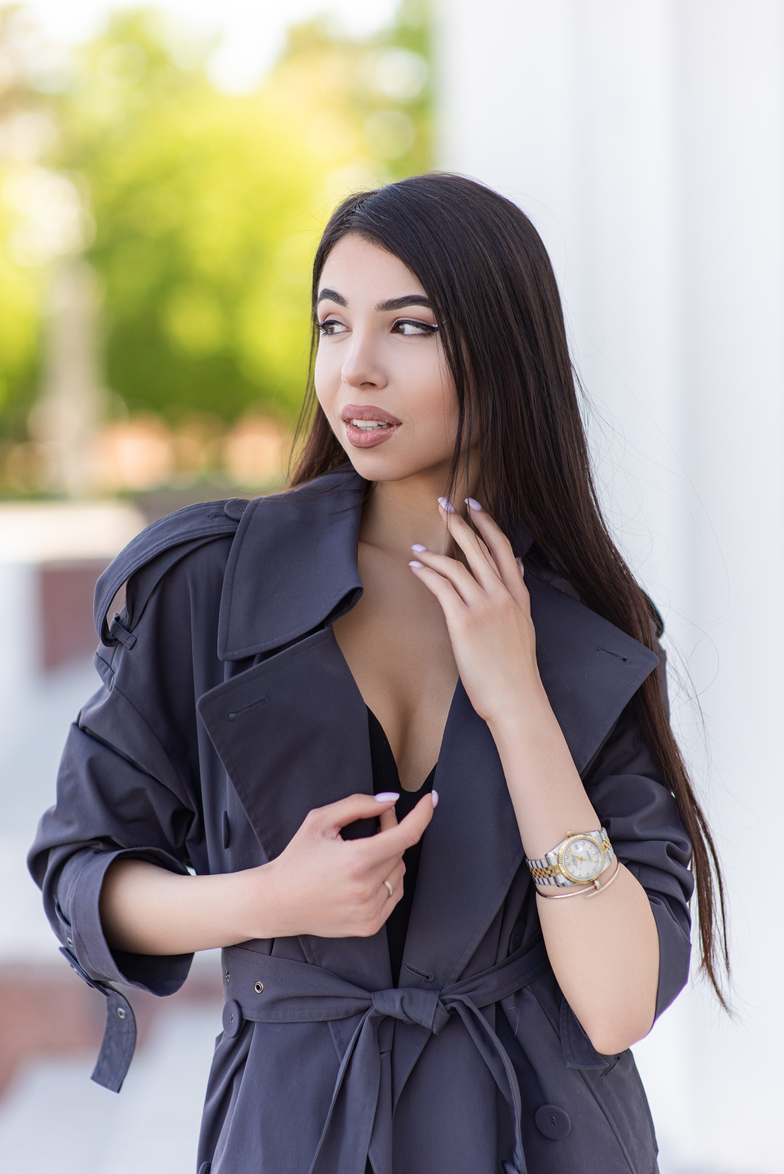 Уличная фотосессия Елизаветы. Свадебный и репортажный фотограф в Москве