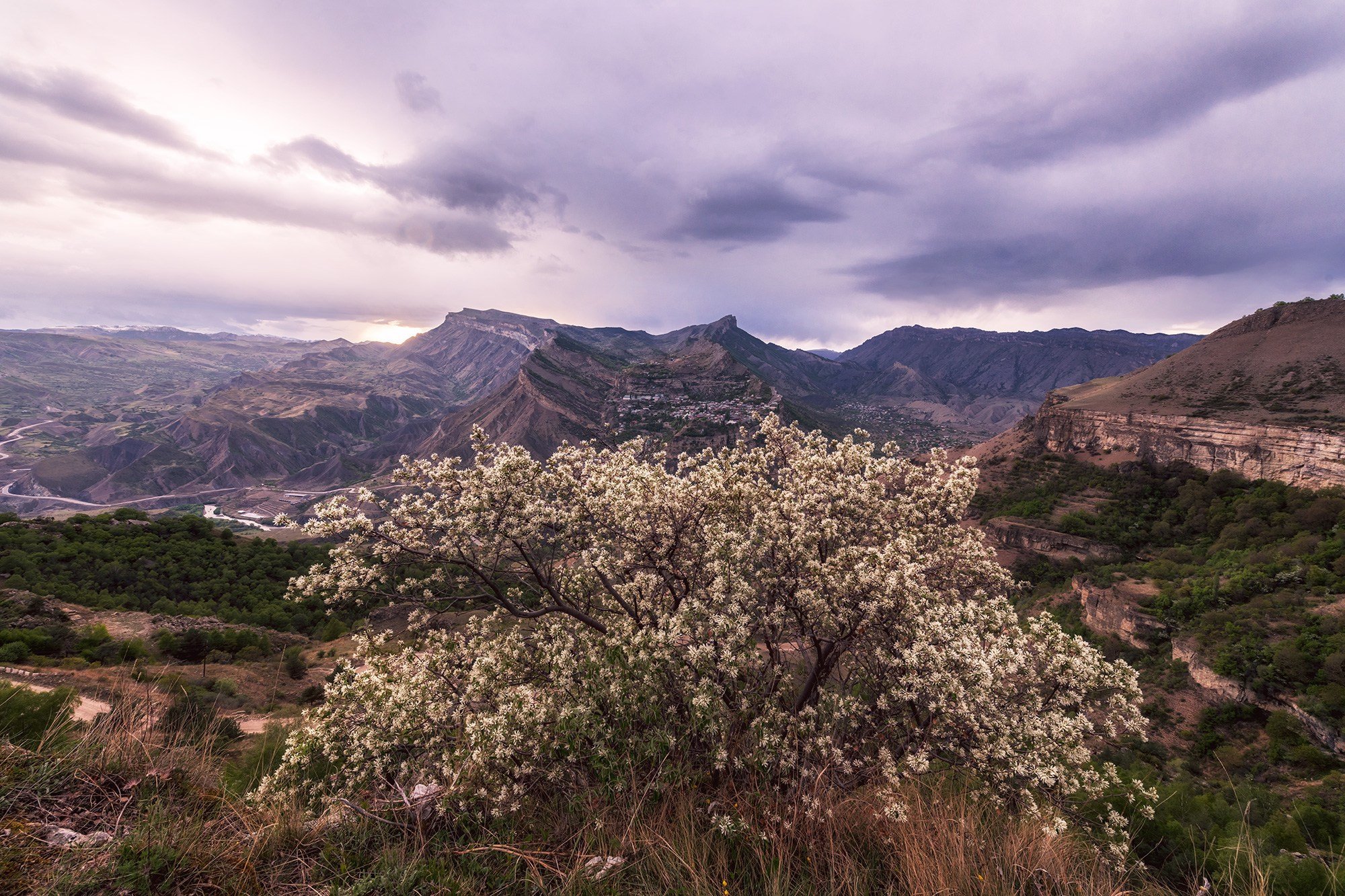 Гуниб с Кегерского плато