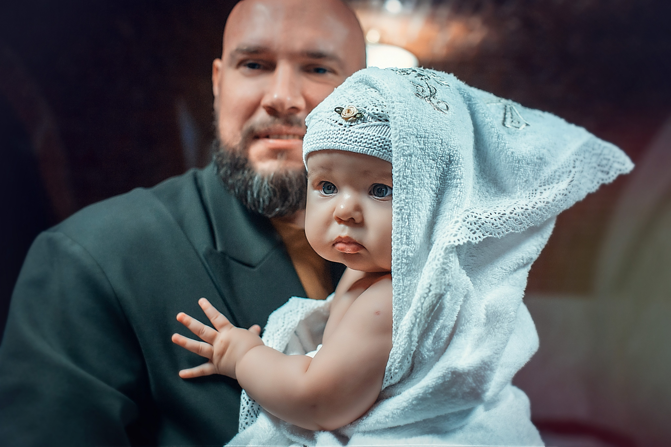 Крещение Вареньки_Храм Святой Троицы. Семейный фотограф в Санкт-Петербурге