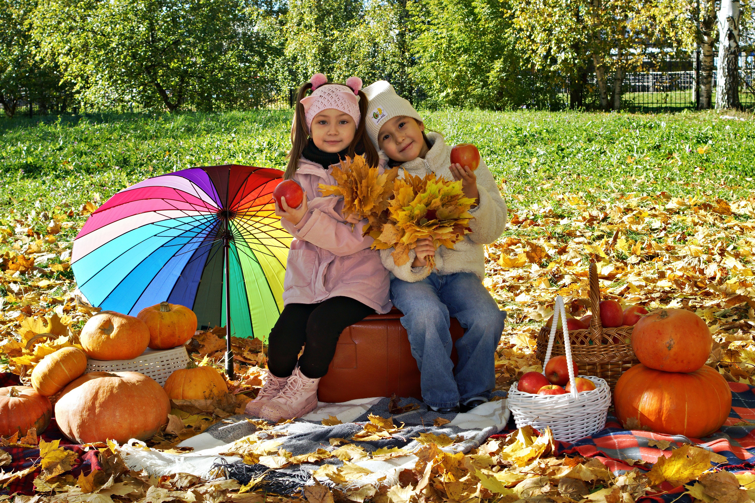 Осенняя фотосессия в детском саду г. Йошкар-Ола