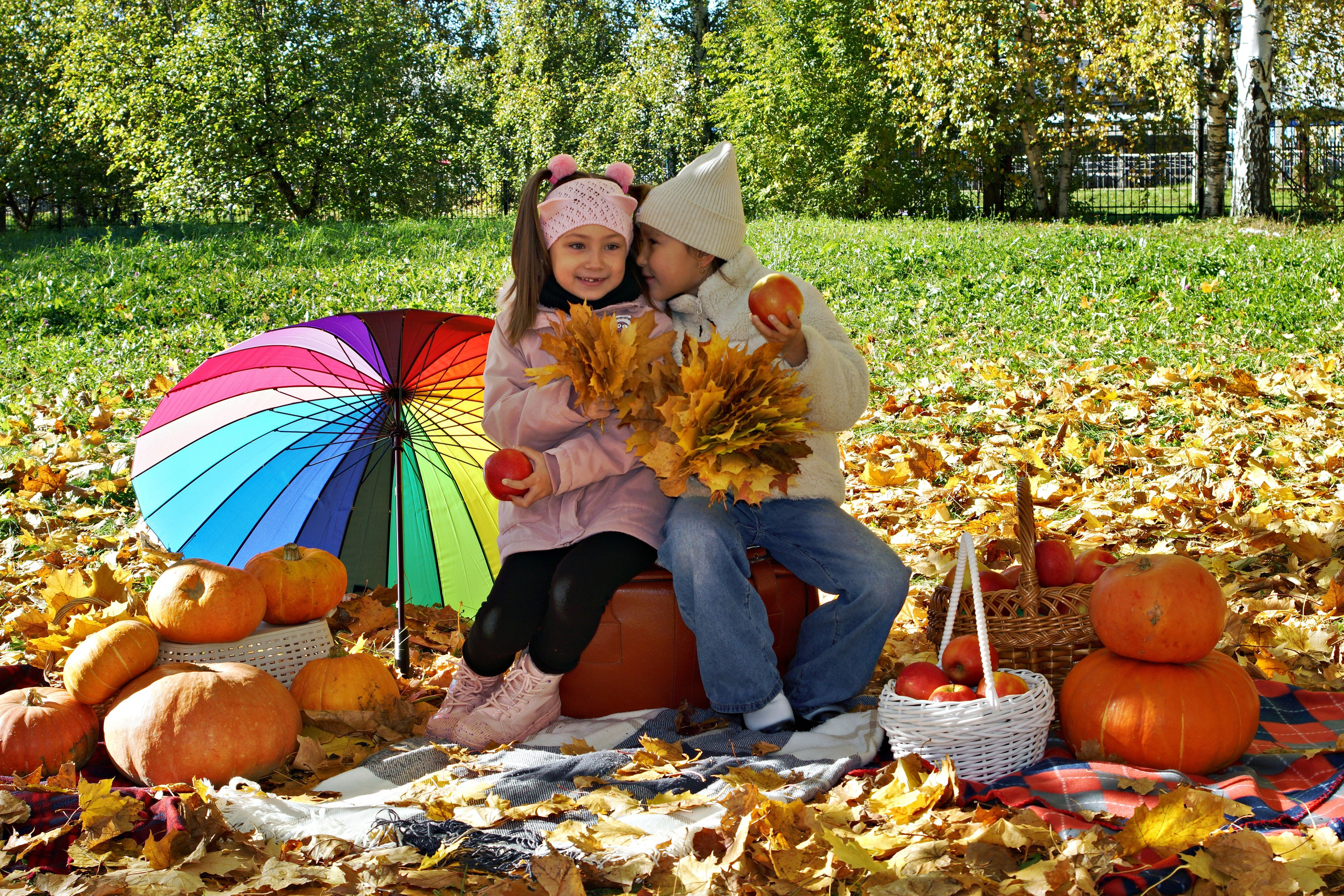 Осенняя фотосессия в детском саду г. Йошкар-Ола