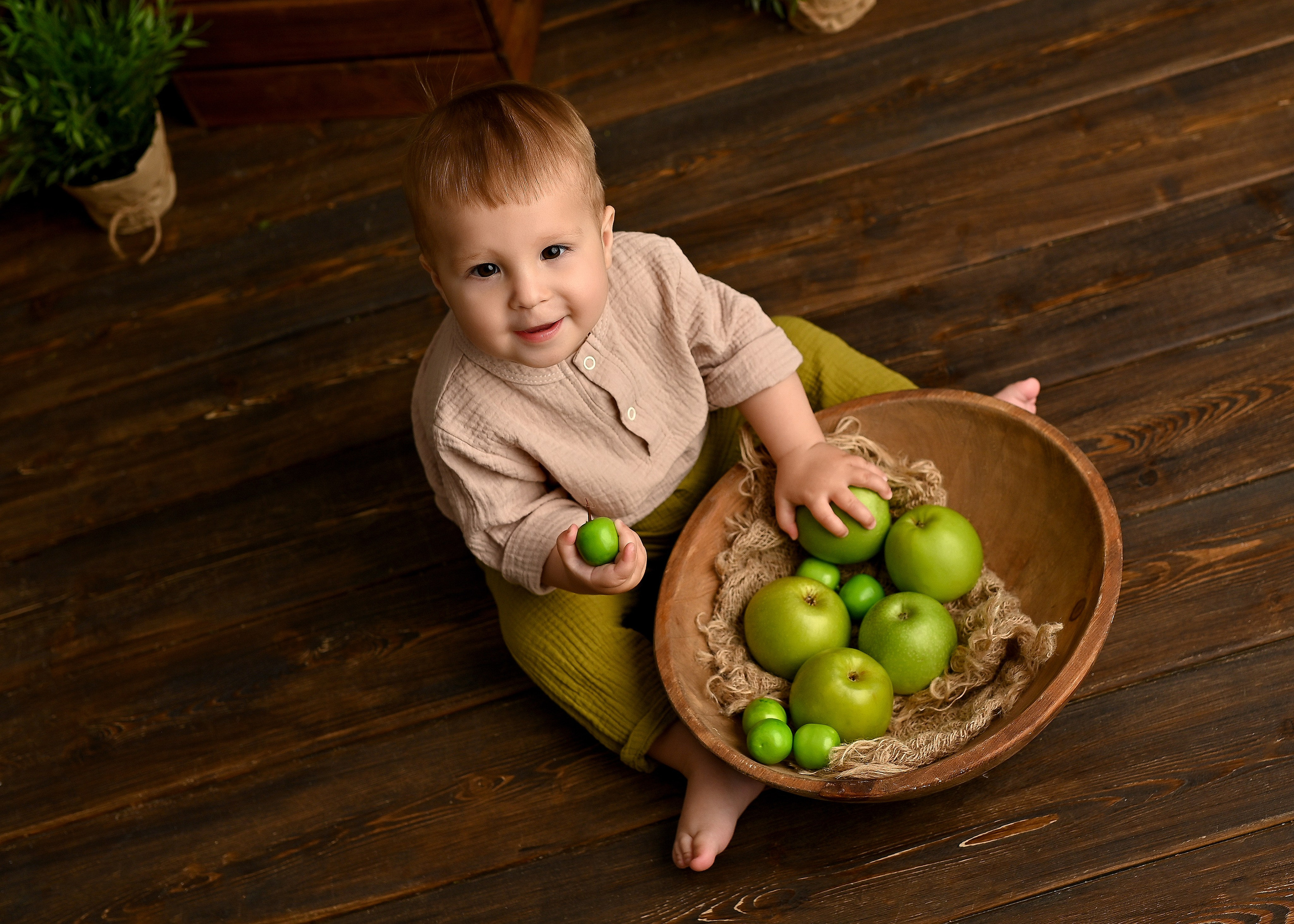 Годики. Фотограф новорождённых малышей в Краснодаре Татьяна Нагорная