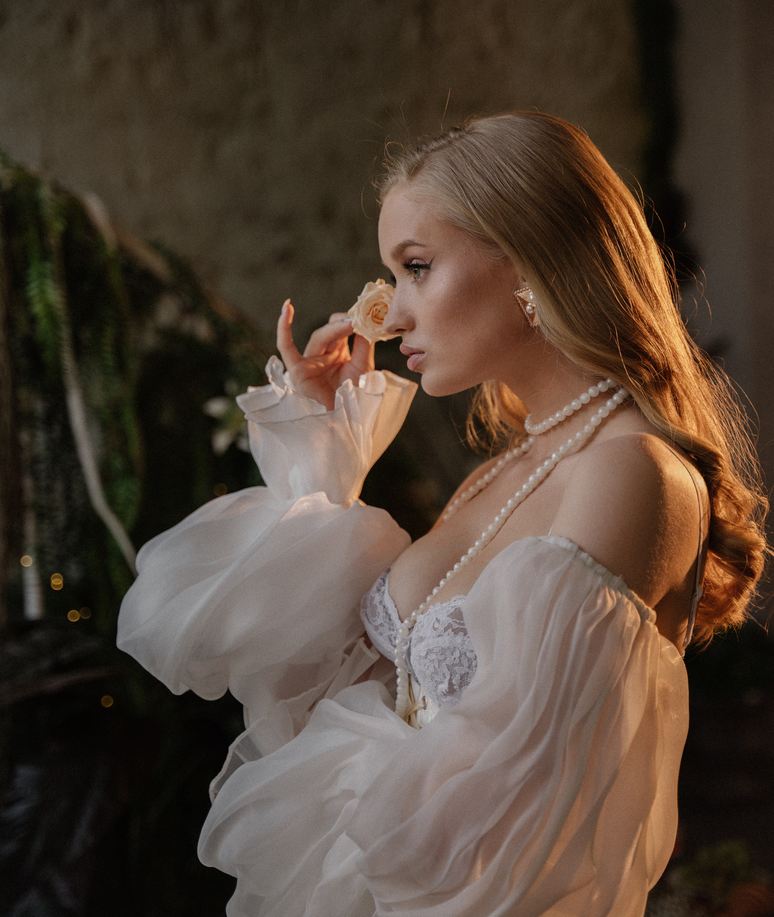 Невеста на пикнике в замке