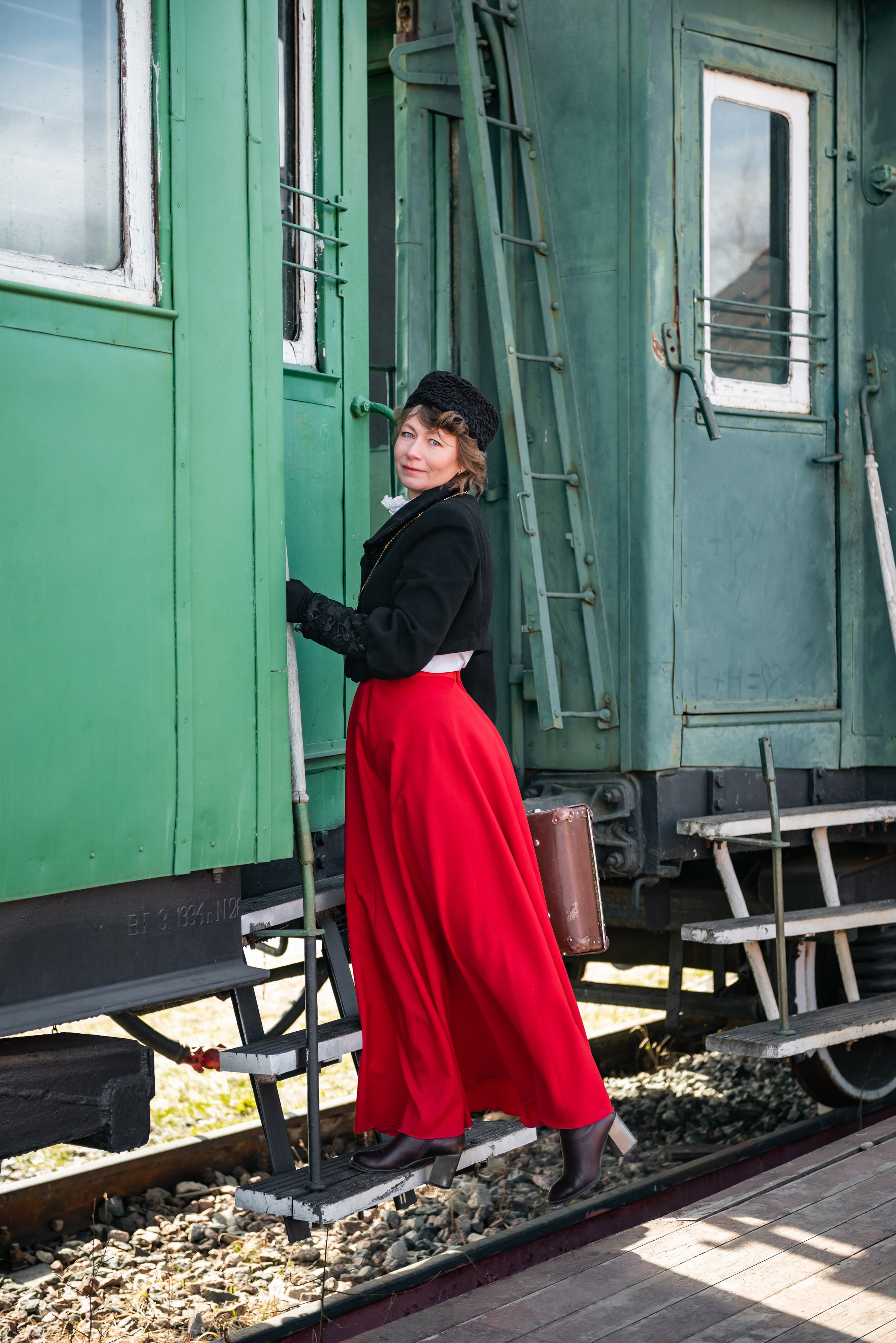 Наталья и Ретропоезд. Свадебный и семейный фотограф в Дзержинске Екатерина Шулакова