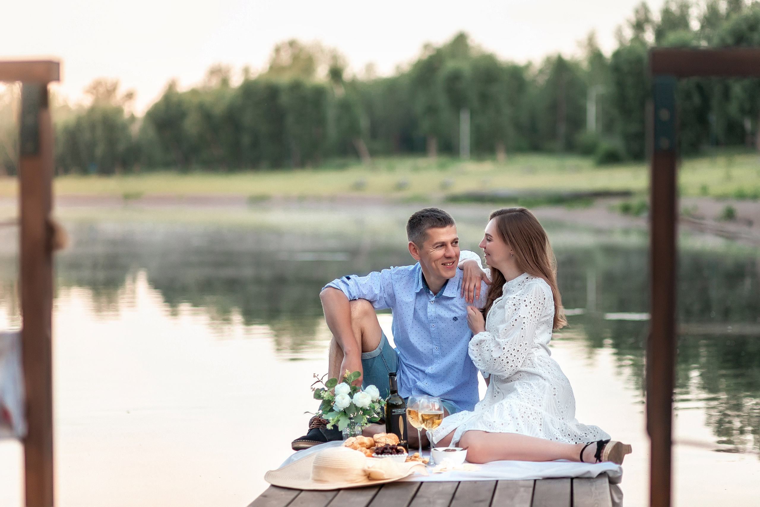 Рассвет на причале. Детский и семейный фотограф в Красноярске Юлия Бирюкова