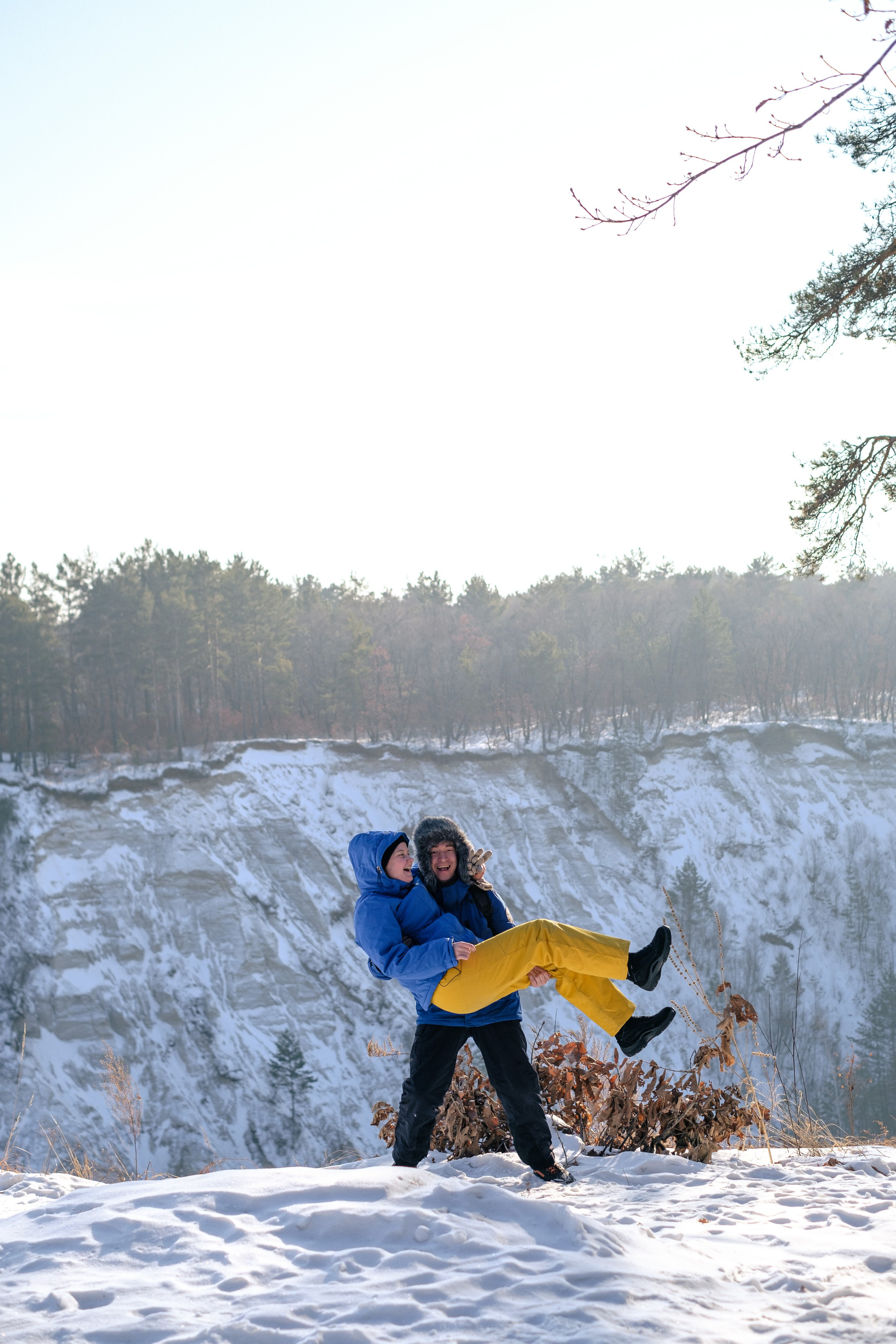 Мухинский лес зимой. Фотограф Благовещенска Яна