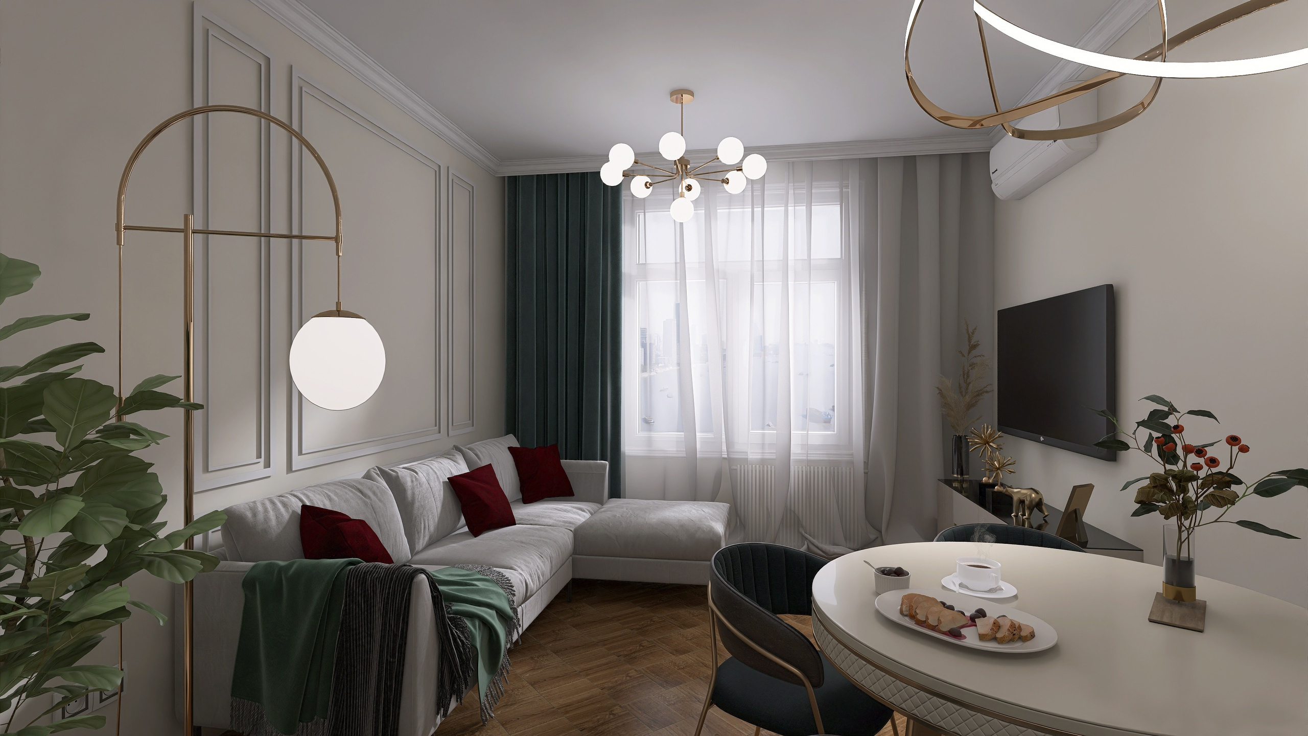 ЖК «Лучи», квартира 38 м². Дизайн для каждого