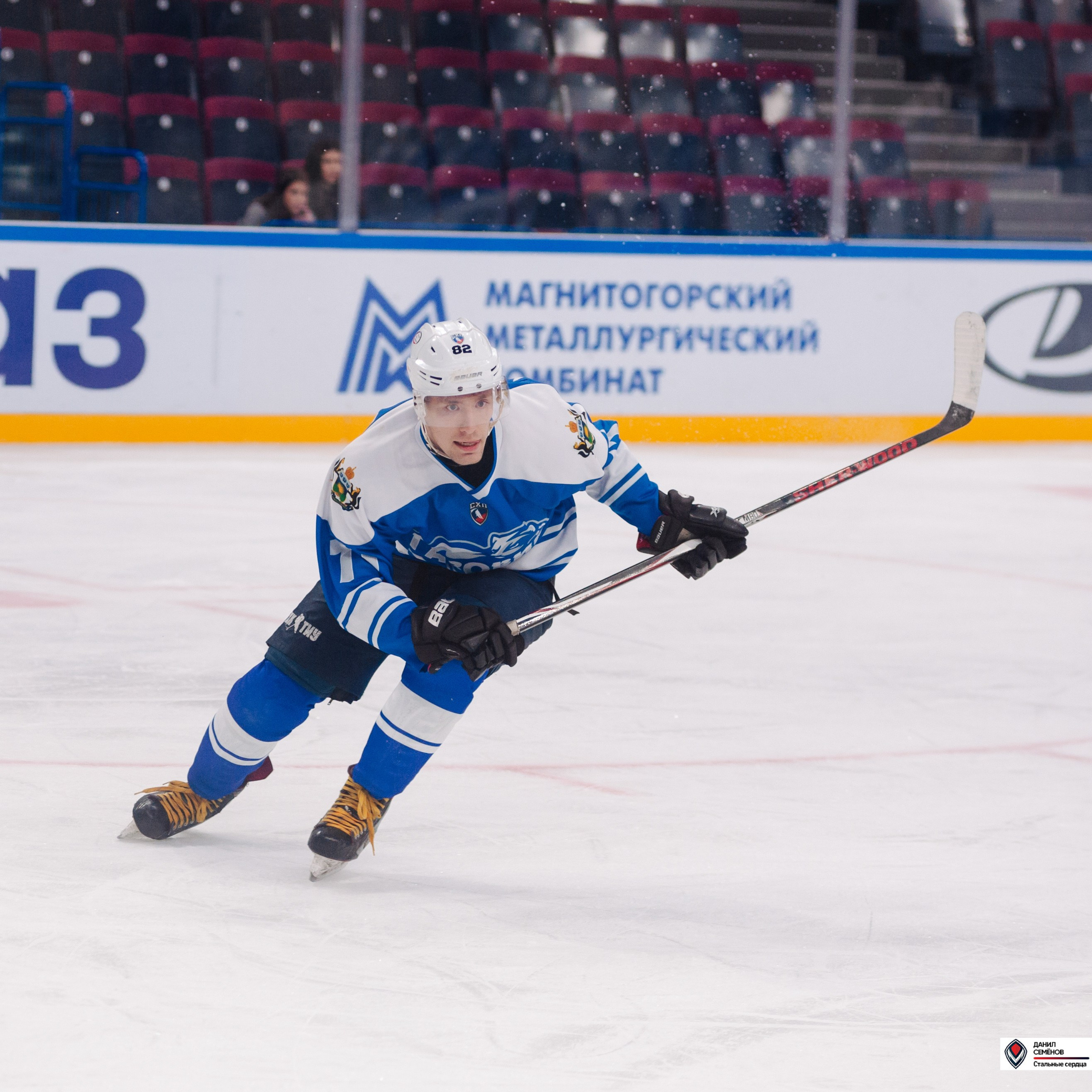 Чемпионат СХЛ. Стальные сердца — Газовик. Фотограф Магнитогорск Данил Семенов