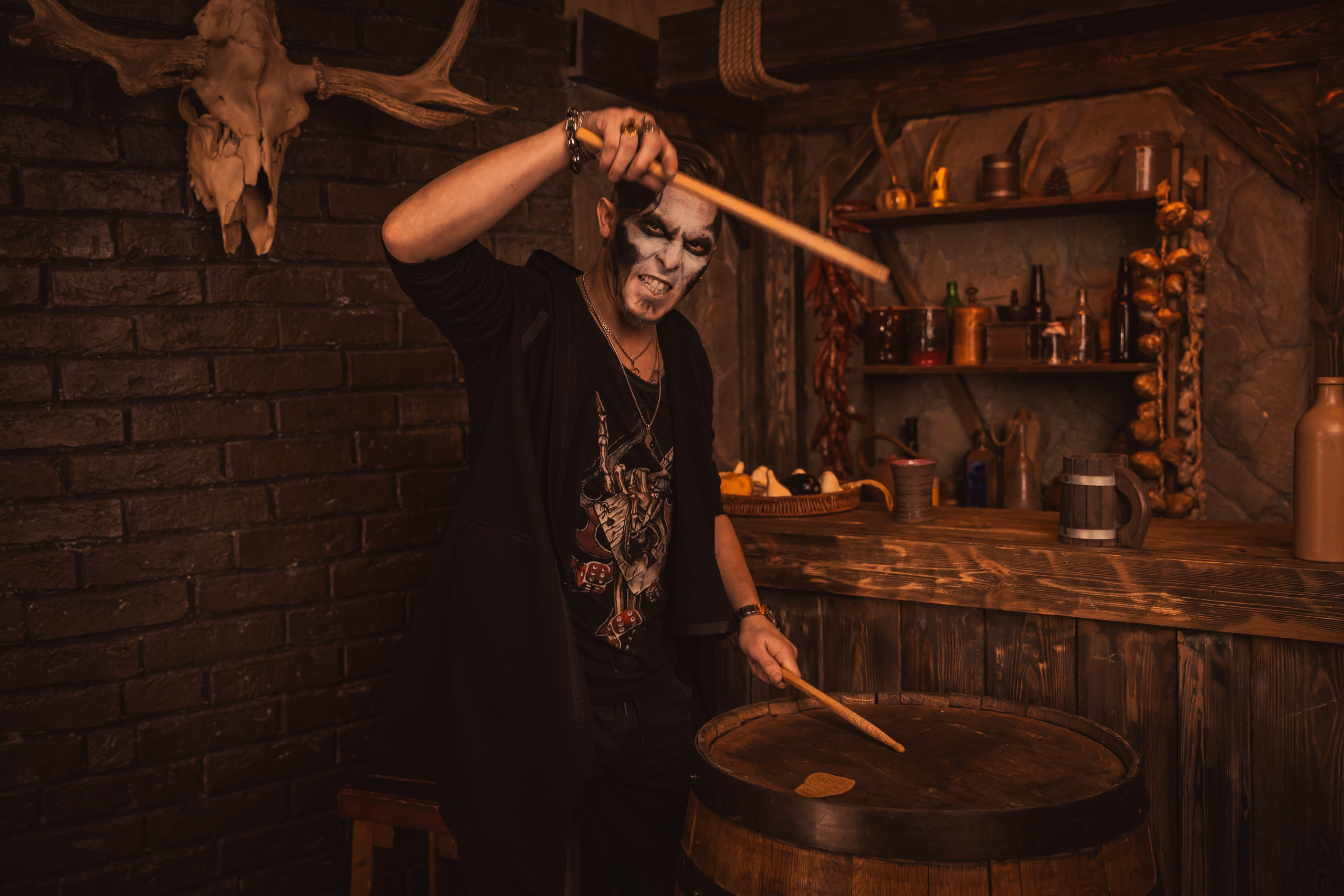 Группа NAGART в таверне. Репортажный фотограф Анастасия Рубцова