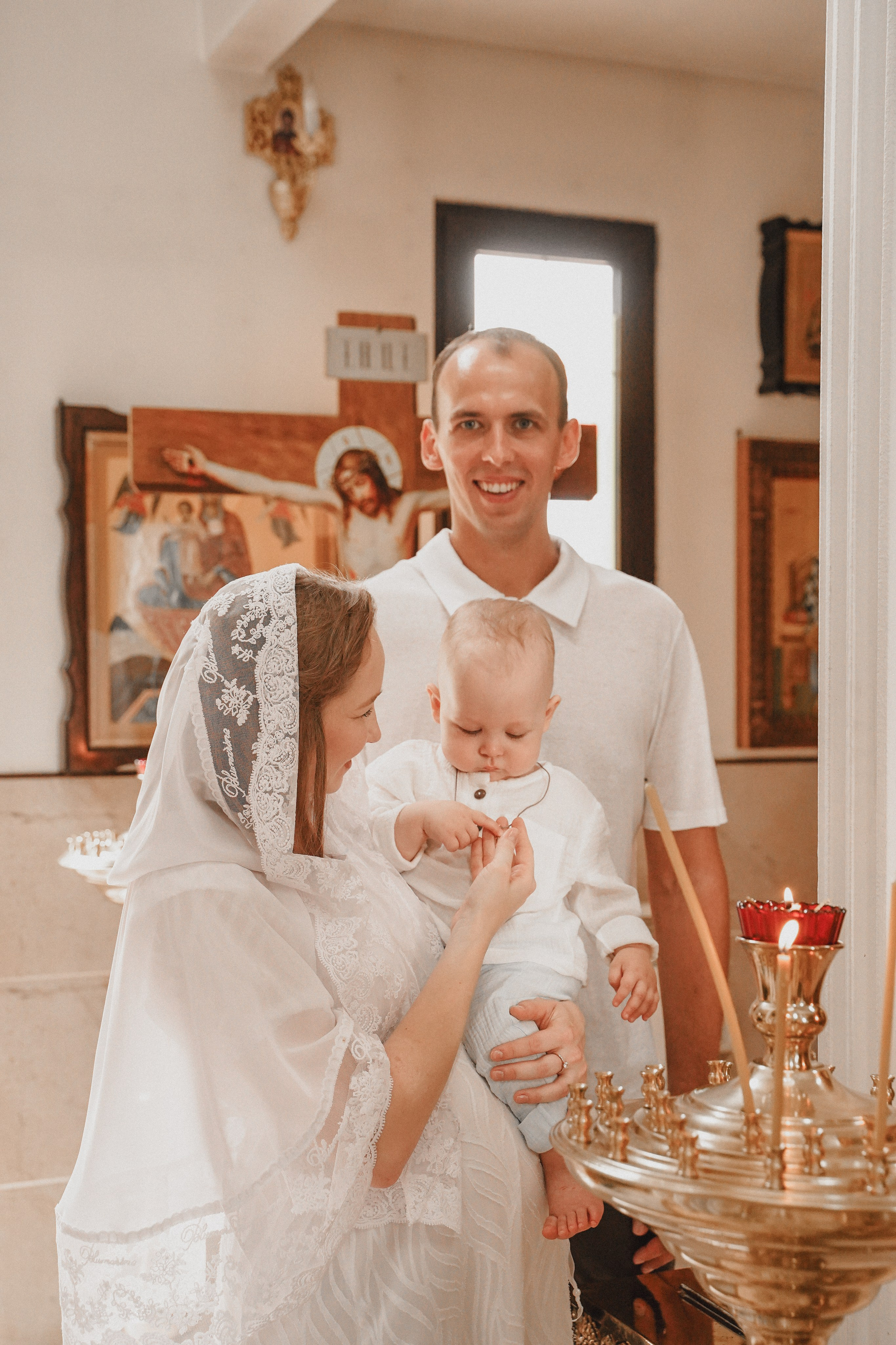 Крещение Лёвы. Семейный и женский фотограф в Краснодаре Анастасия Приймак