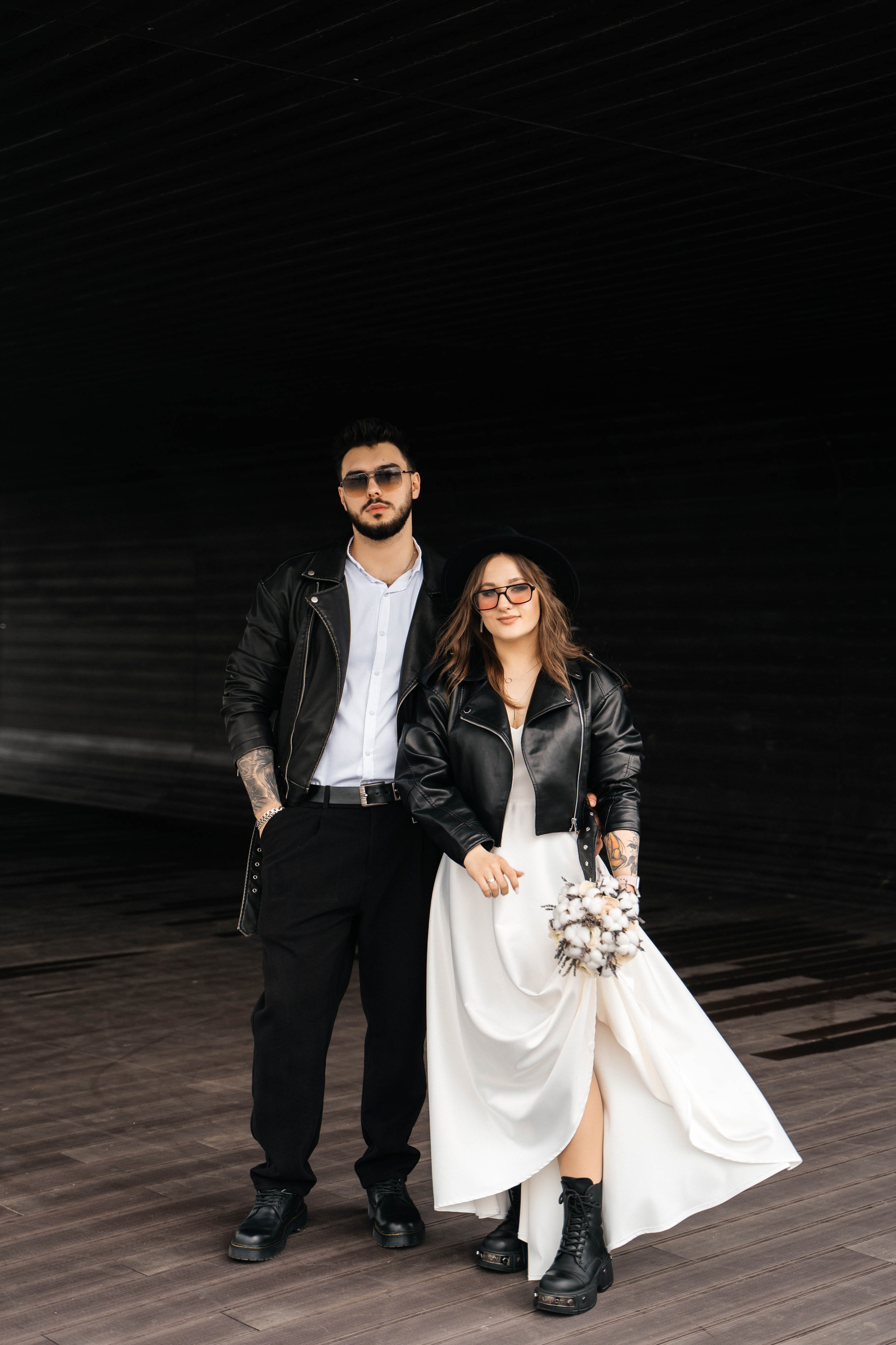 Никита и Лика — дождь, гранж, любовь. Свадебный и семейный фотограф