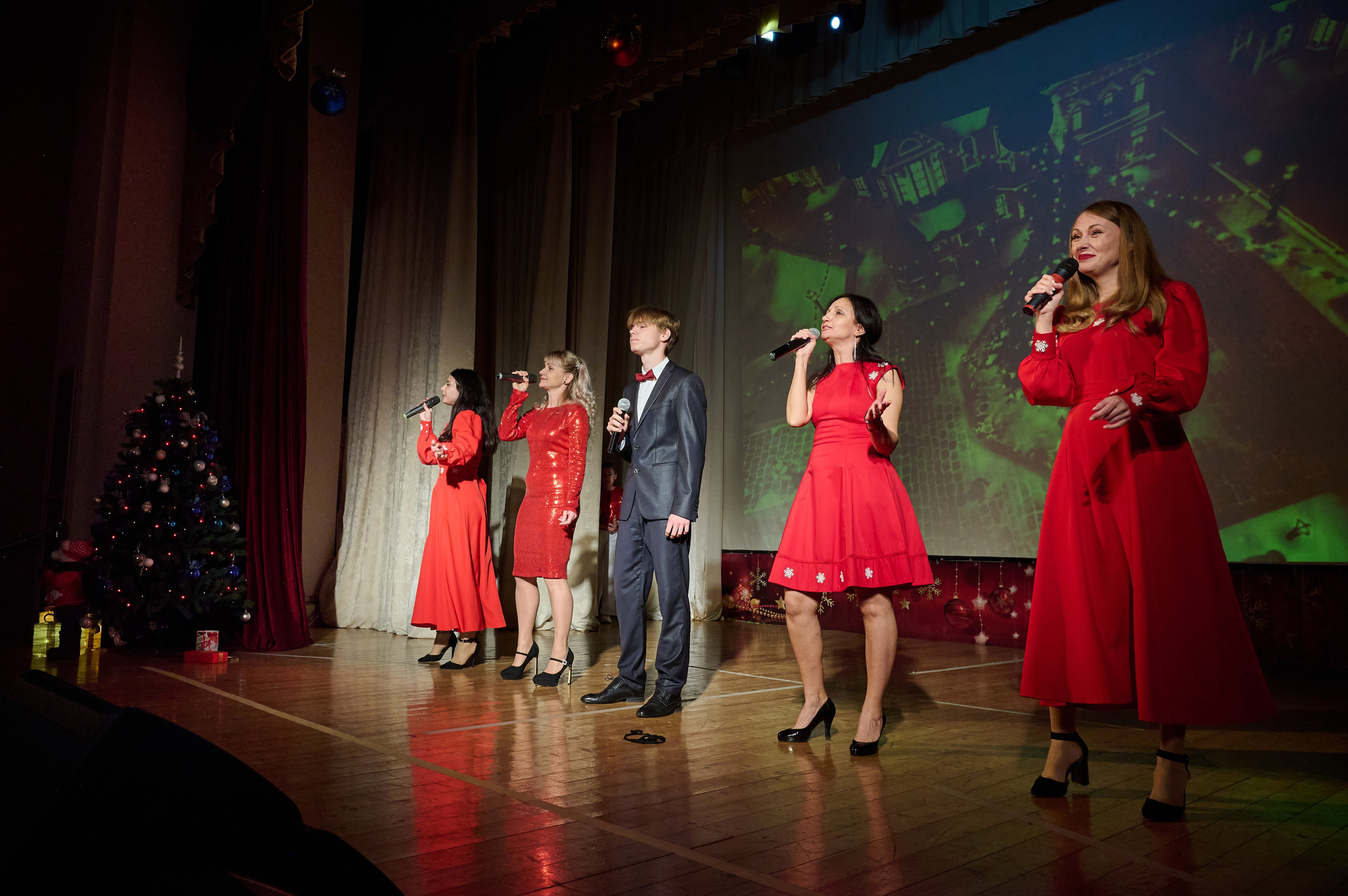 Новогодний концерт. Жизнь курорта Кабардинка в фотографиях