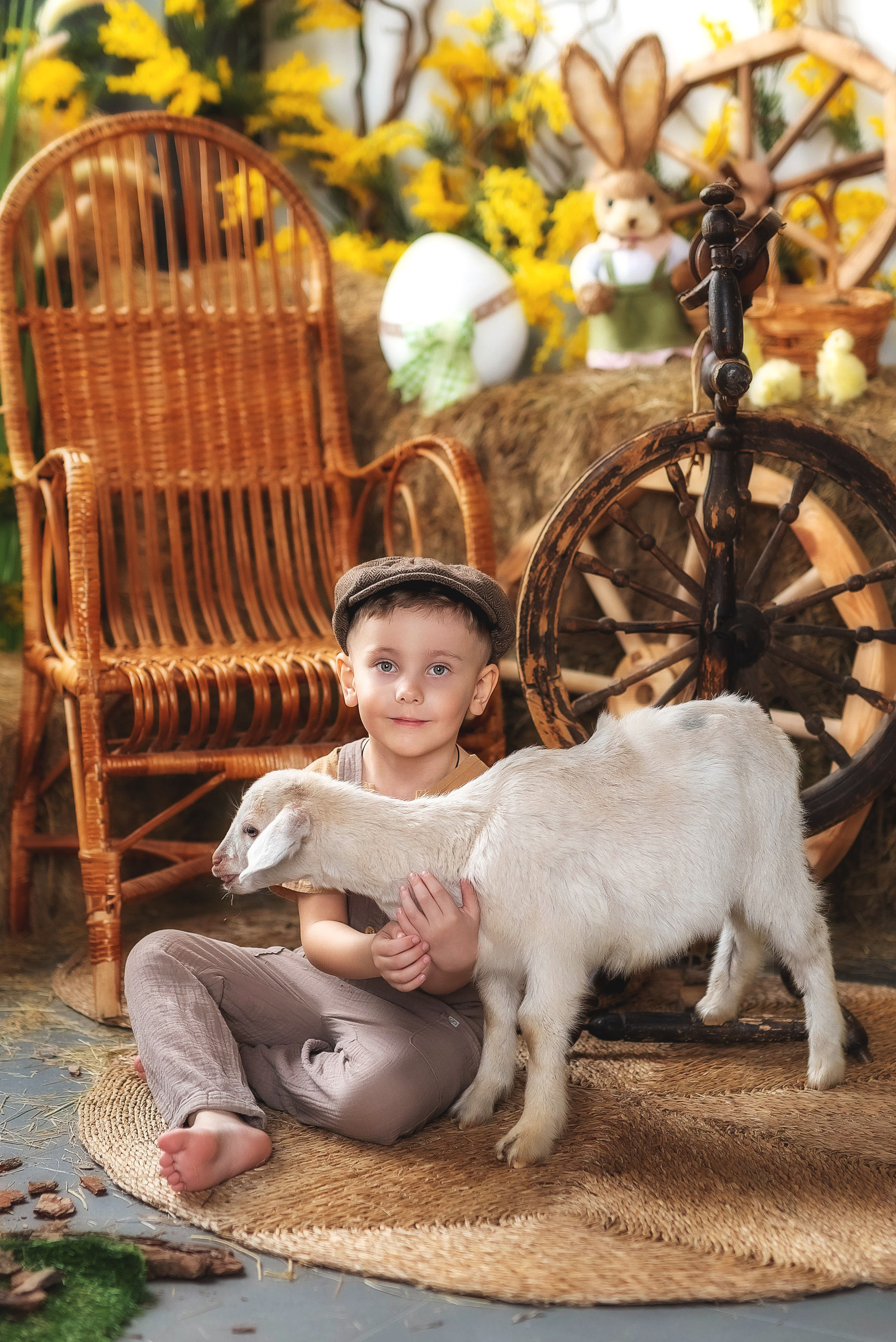 Фотосессия с кроликом. Семейный, детский фотограф в Воронеже Анна Никитина