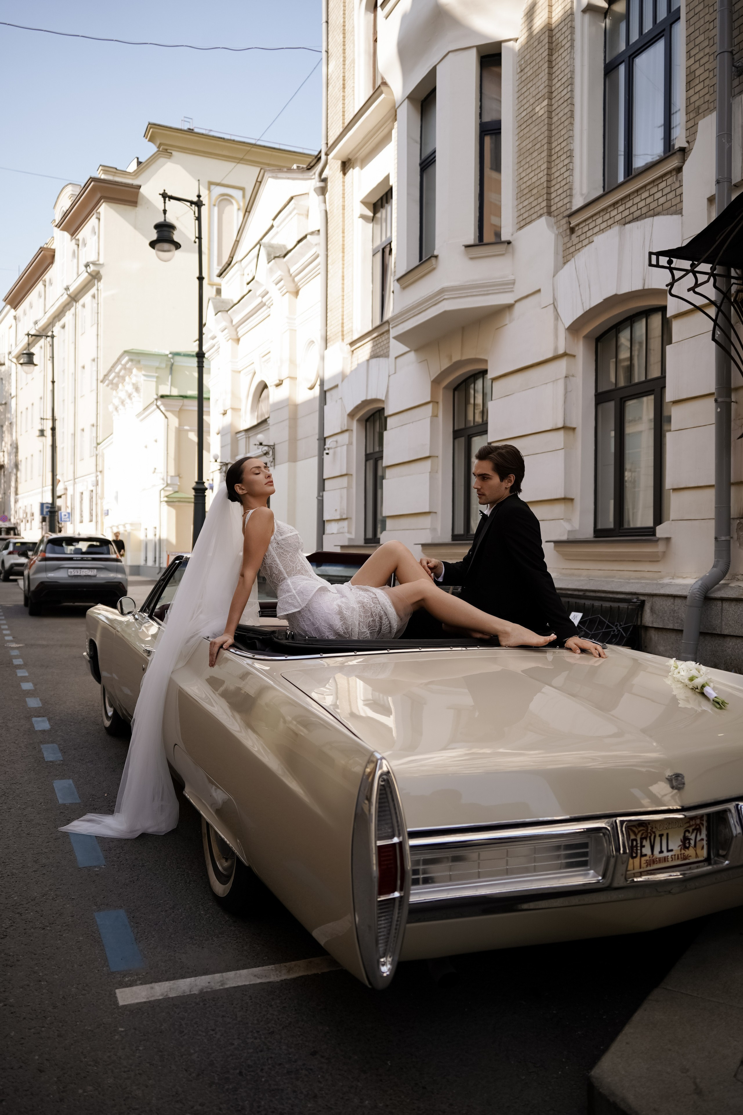 Свадебная Фотосессия с кабриолетом в Москве