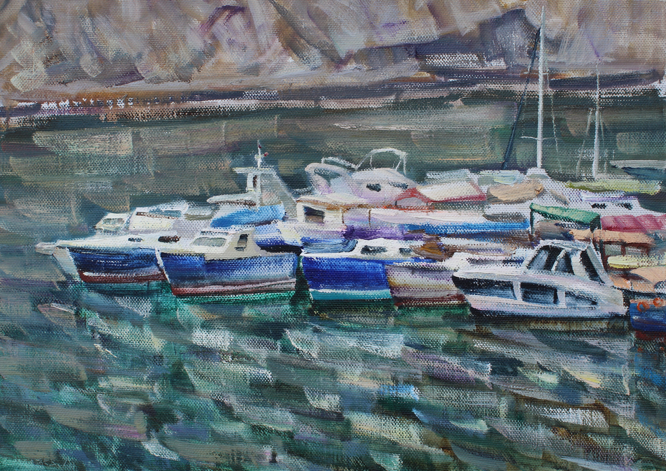 "Балаклава". 2025. Холст, масло. 50х70 см. Цена: 30000 руб.