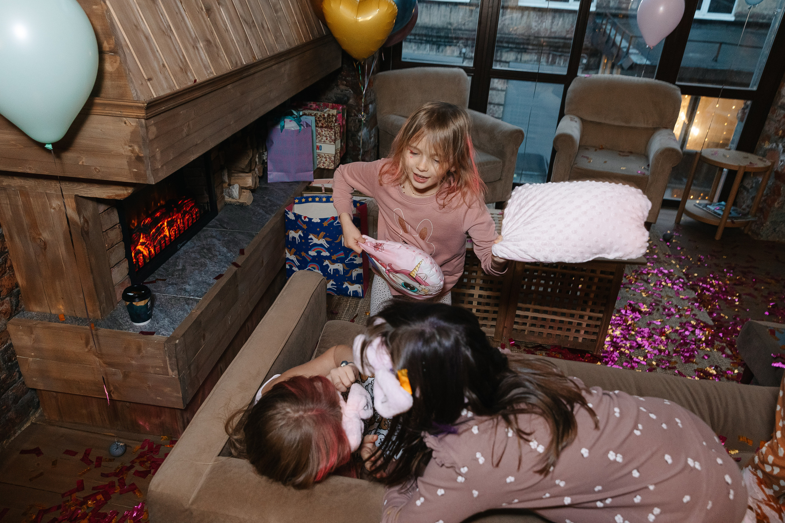 Даше 8 — пижамная вечеринка. Свадебный фотограф Москва Саша Серегина (Сашина)