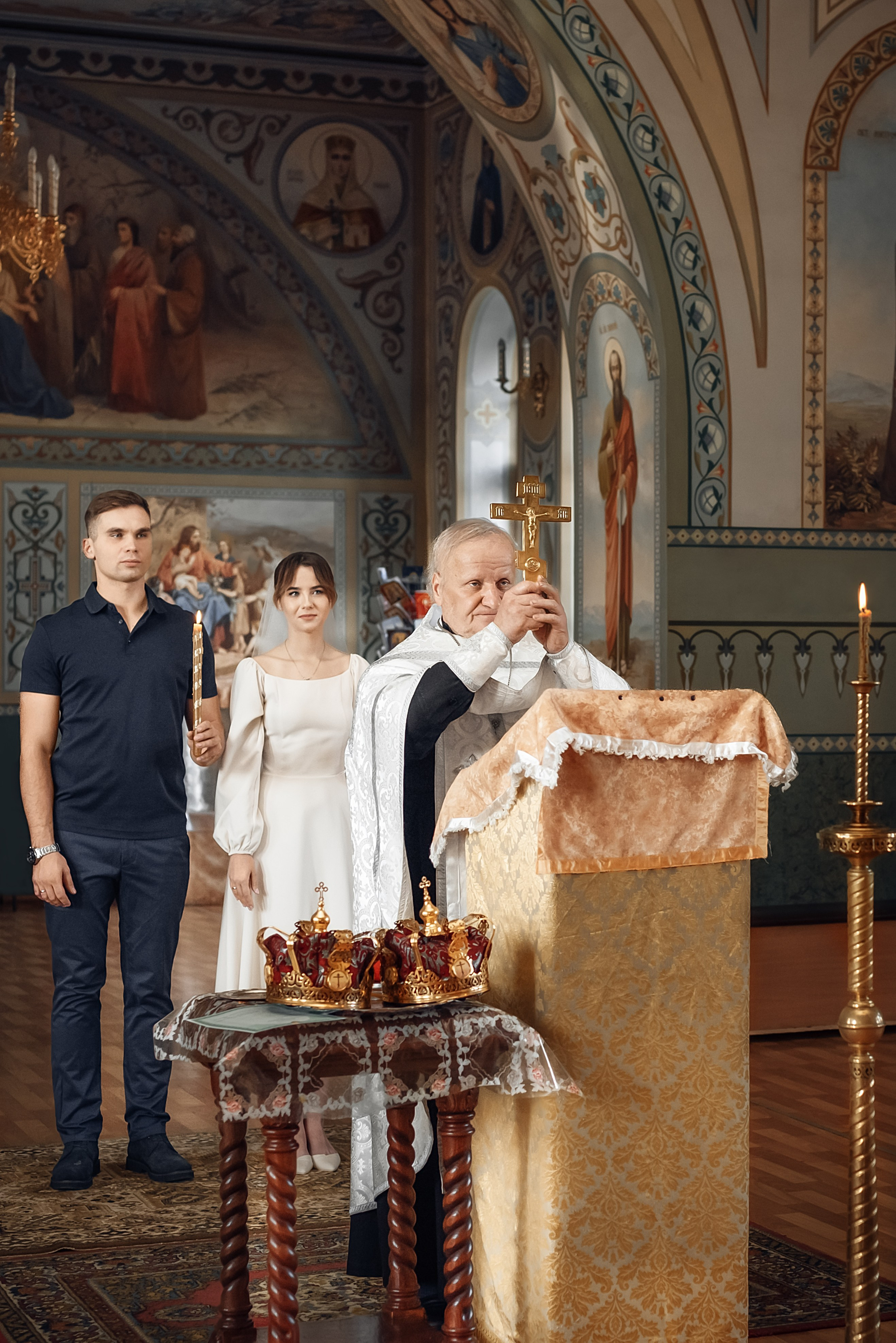 Венчание в храме Иоанна Богослова. Церковный фотограф на Таинство Крещения и Венчания в Оренбурге и Оренбургской области Екатерина Белкина