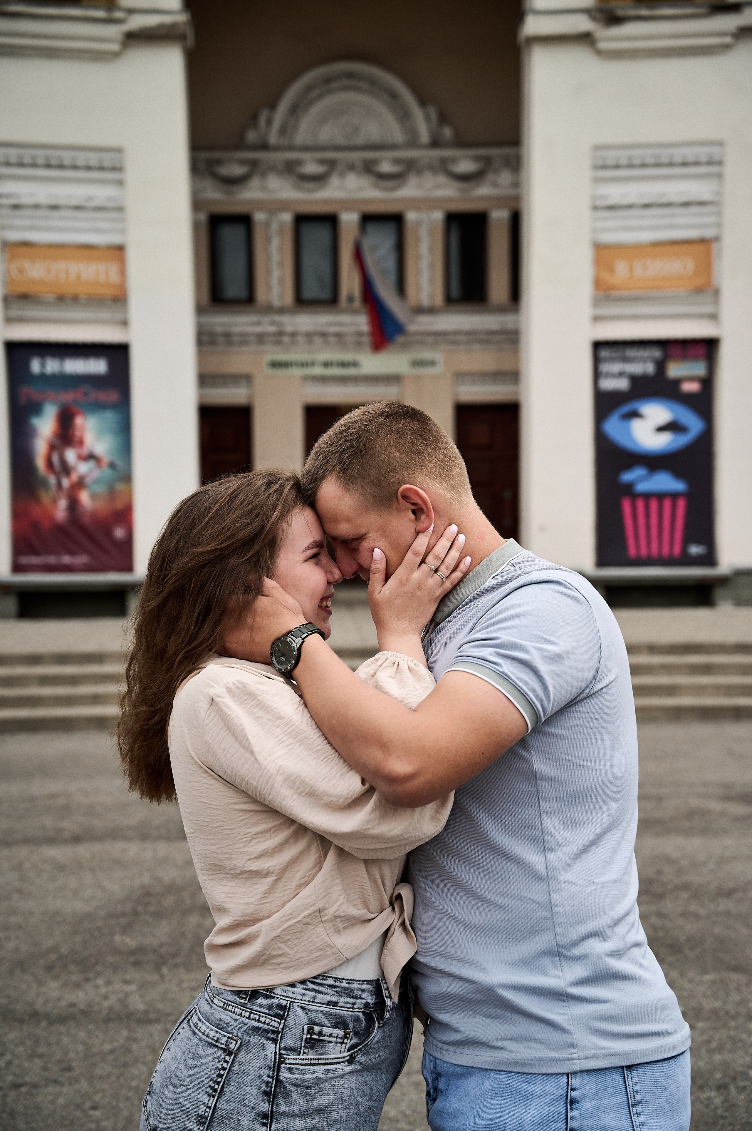 Love Story Марина и Сергей | Фотосессия в кинотеатре Октябрь, Новокузнецк