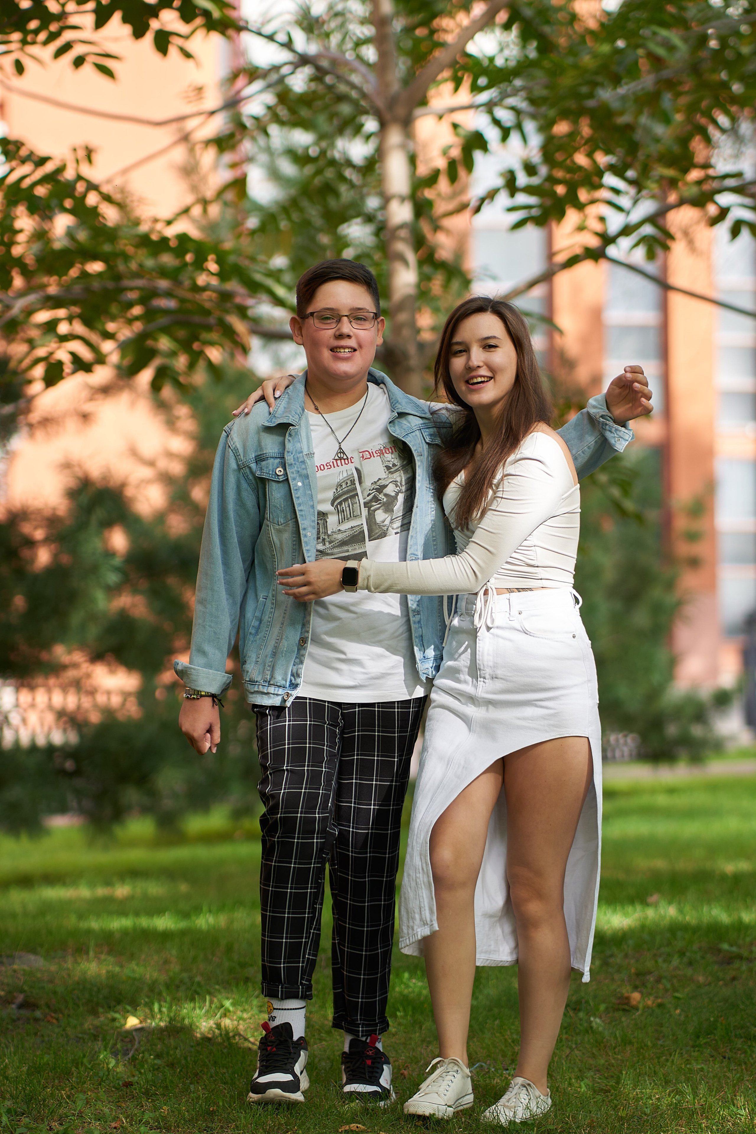 Прогулка с семьёй. Анна Катасонова