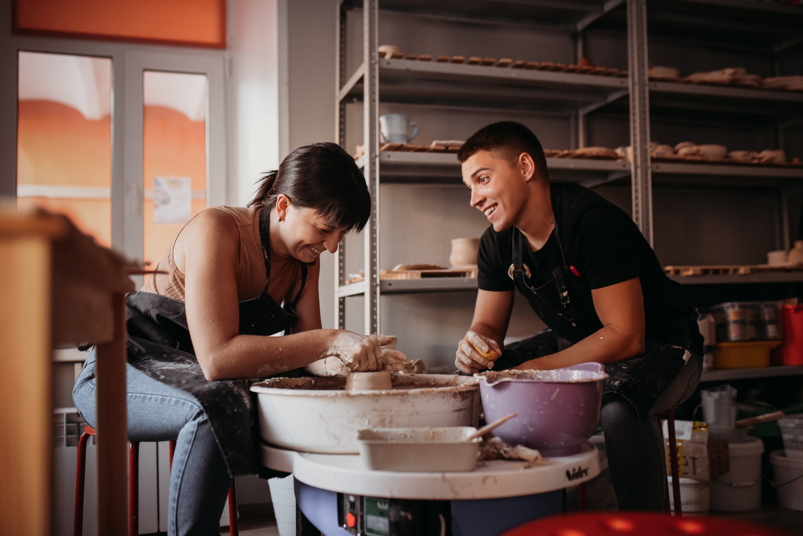 Love Story в гончарной мастерской. Семейный фотограф Олеся Батурина Рязань