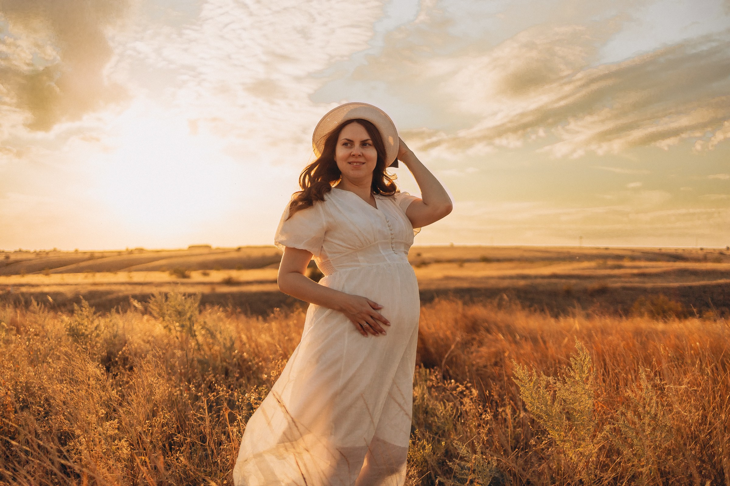 Антон и Даша в ожидании. Семейный фотограф в Волгодонске Краченцева Анна