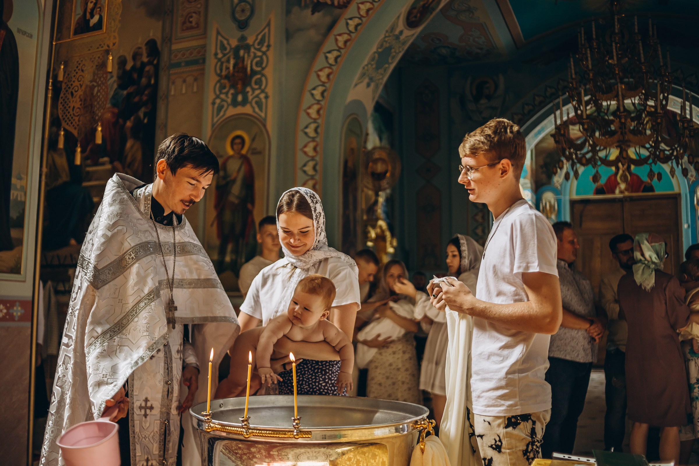 Крещение Надежды. Семейный фотограф в Волгодонске Краченцева Анна