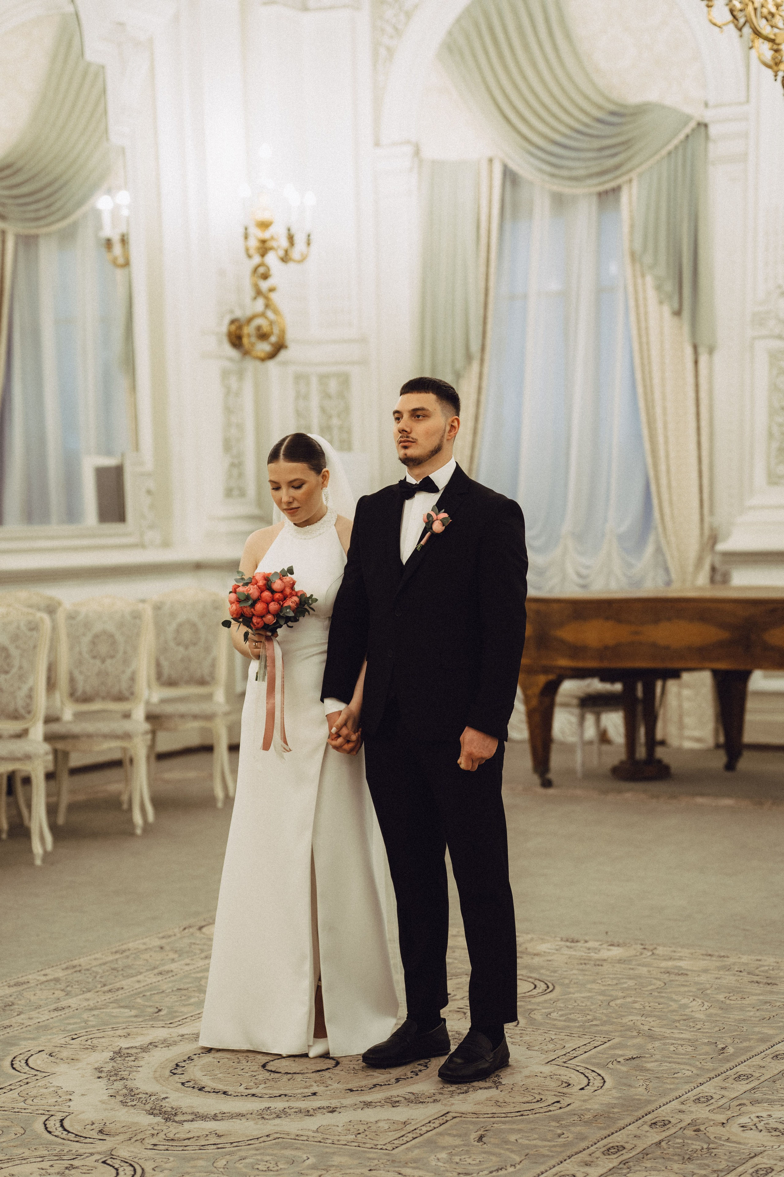 СВАДЕБНАЯ СЬЕМКА В ПЕВОМ ДВОРЦЕ БРАКОСОЧЕТАНИЯ. Профессиональный фотограф, Санкт-Петербург — Виктория Богомолова