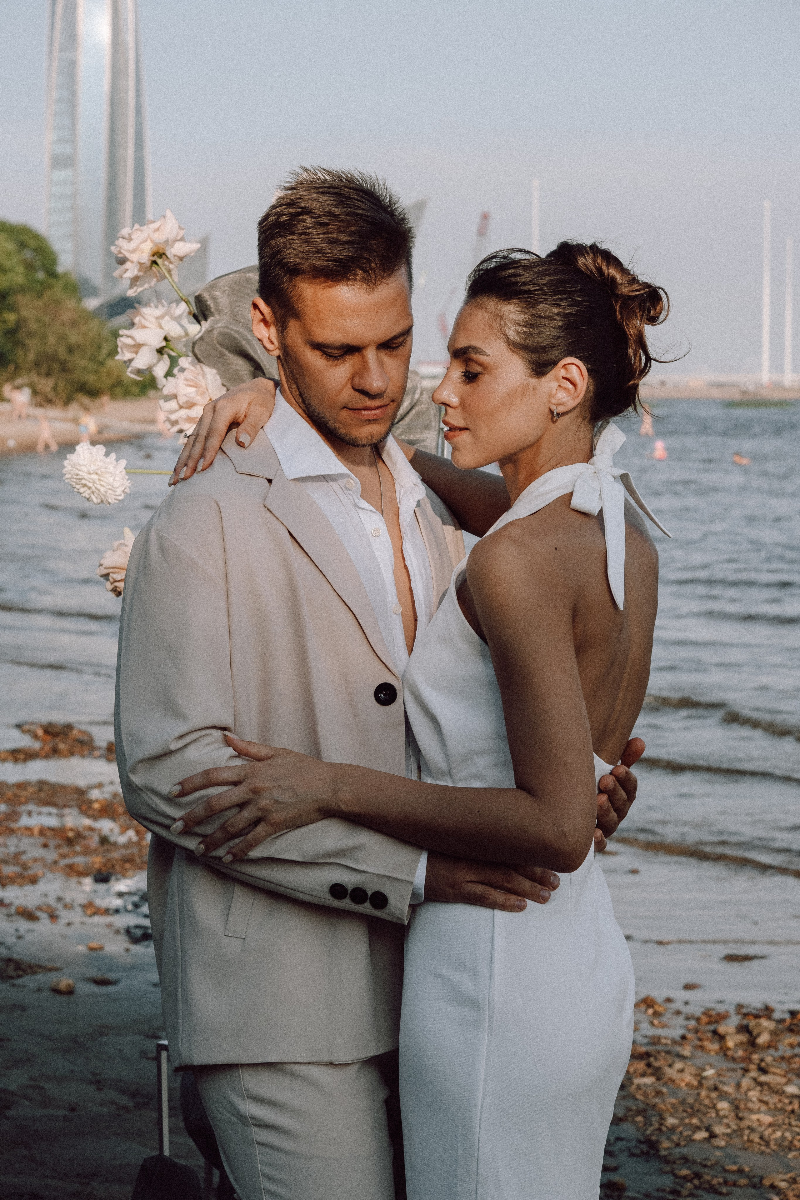 СВАДЕБНАЯ ФОТОСЕССИЯ ВЫЕЗДНОЙ ЦЕРЕМОНИИ (ФИНСКИЙ ЗАЛИВ). Профессиональный фотограф, Санкт-Петербург — Виктория Богомолова