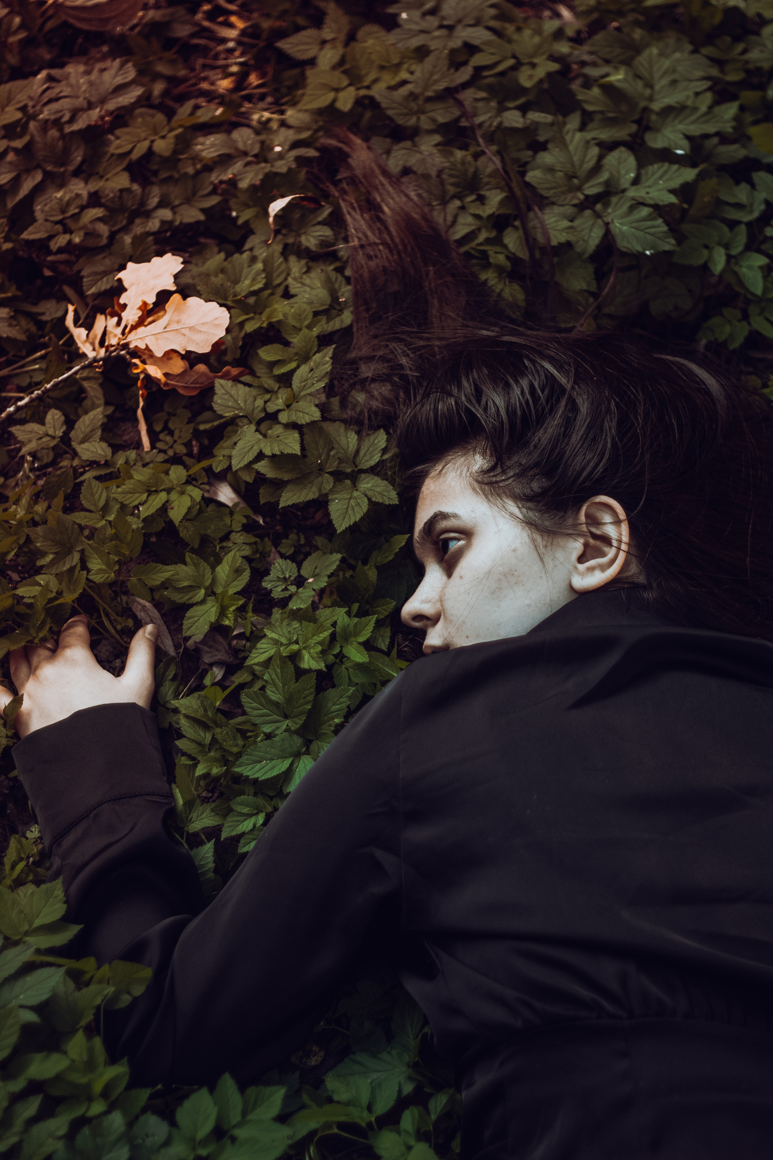 По мотивам убийства. В парке. Фотограф Москва, портрет, стрит, репортаж. Художественная фотосессия